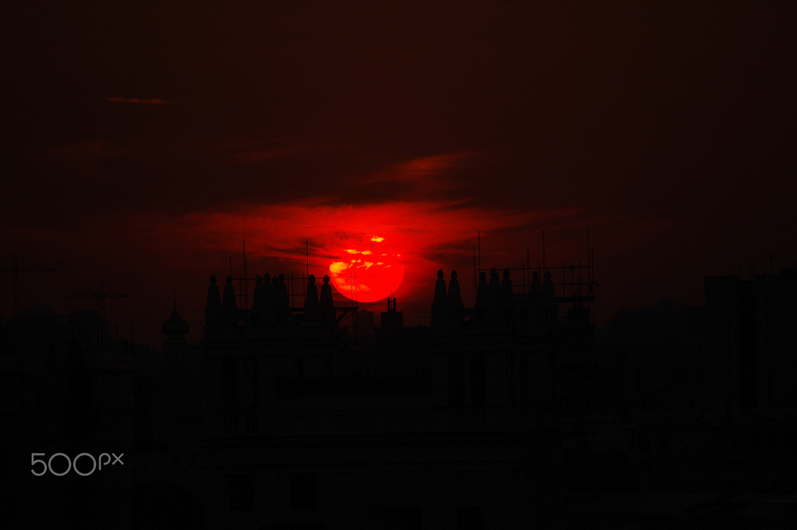 Pentax K-x sample photo. Red sun 1 photography