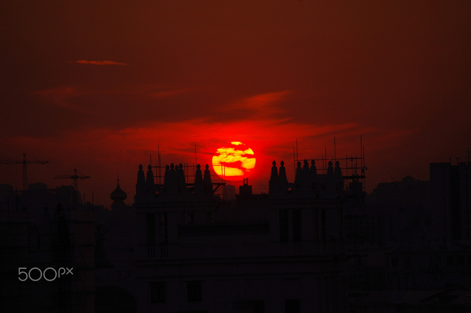 Pentax K-x sample photo. Red sun 2 photography