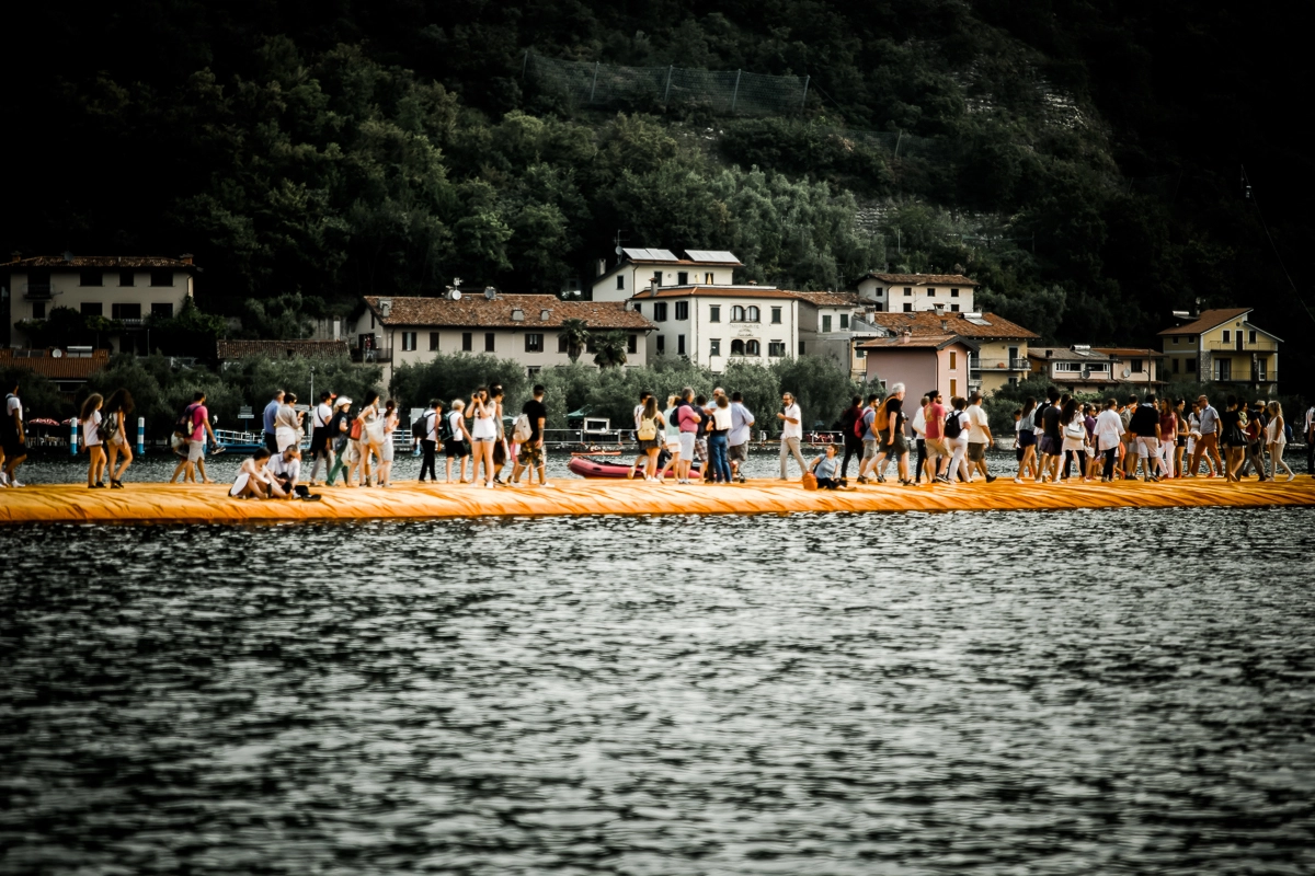 Tamron SP 24-70mm F2.8 Di VC USD sample photo. The floating piers by christo photography