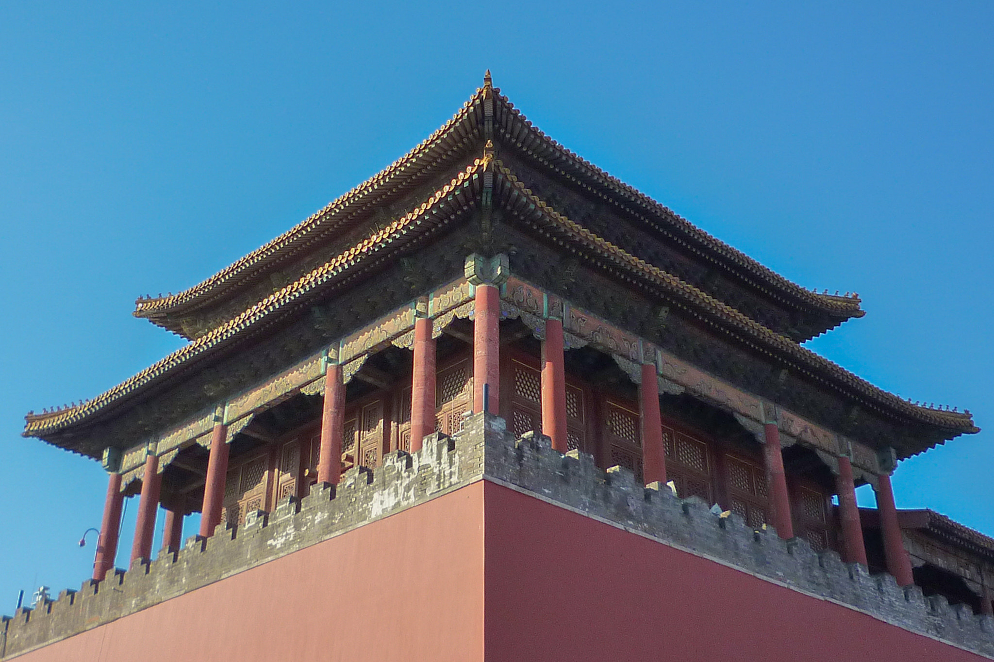 Panasonic DMC-FX48 sample photo. Forbidden city photography