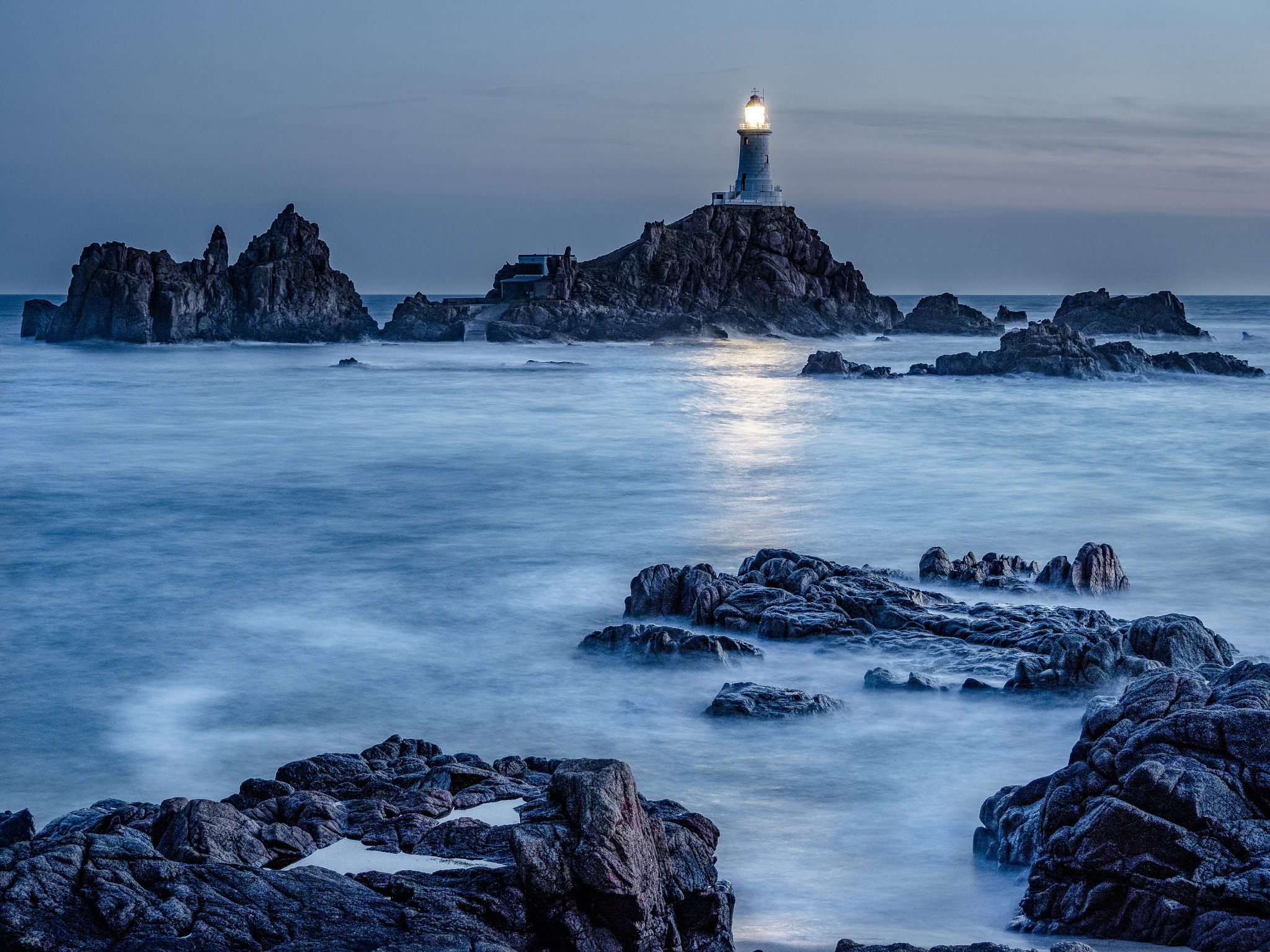LUMIX G VARIO 35-100/F4.0-5.6 sample photo. Corbiere night photography