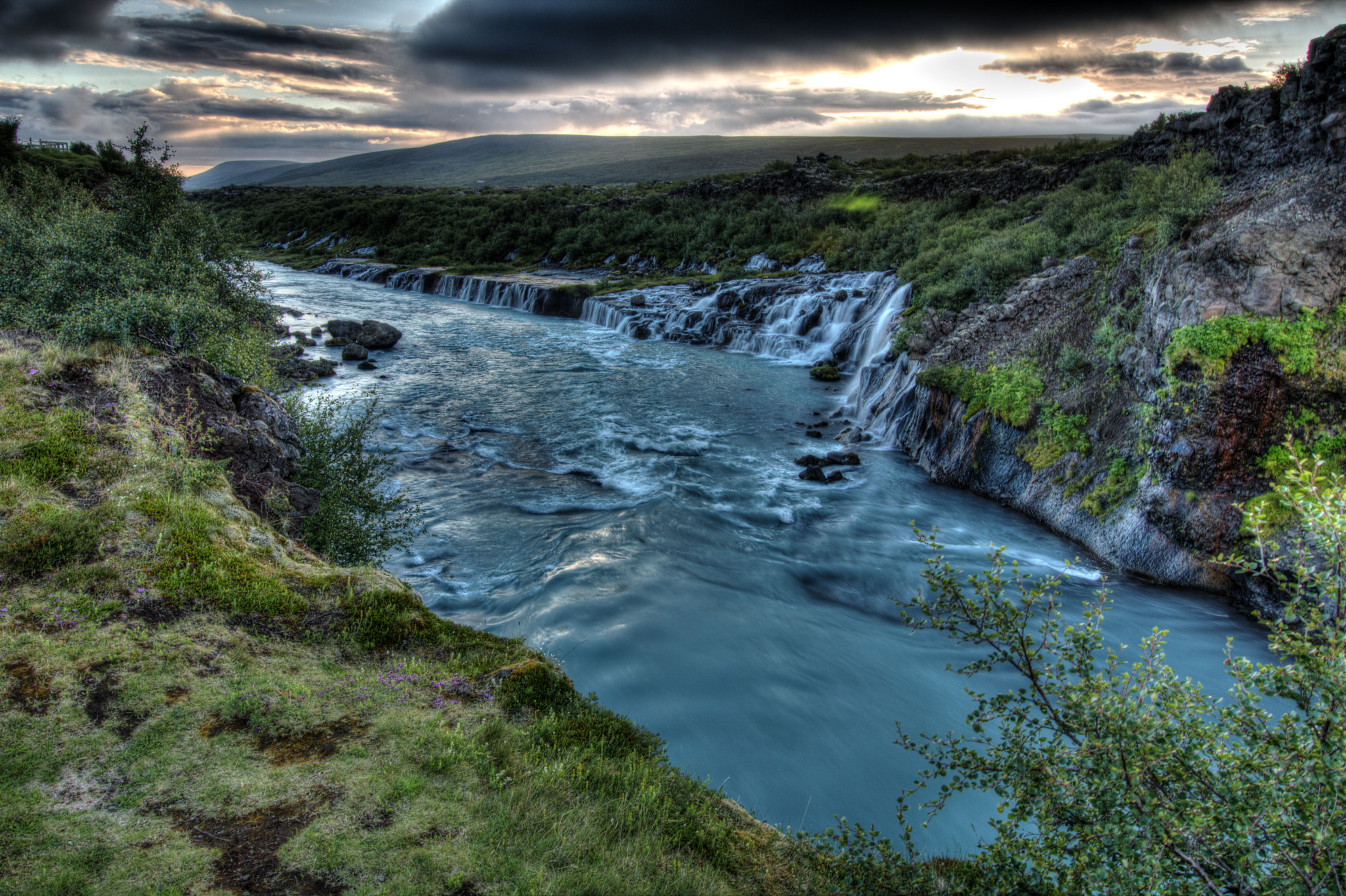 Canon EF-S 10-18mm F4.5–5.6 IS STM sample photo. Hraunfossar photography