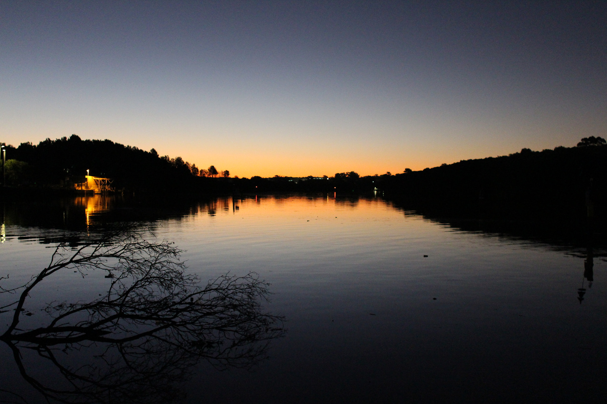Canon EF 24mm F2.8 IS USM sample photo. River glow photography
