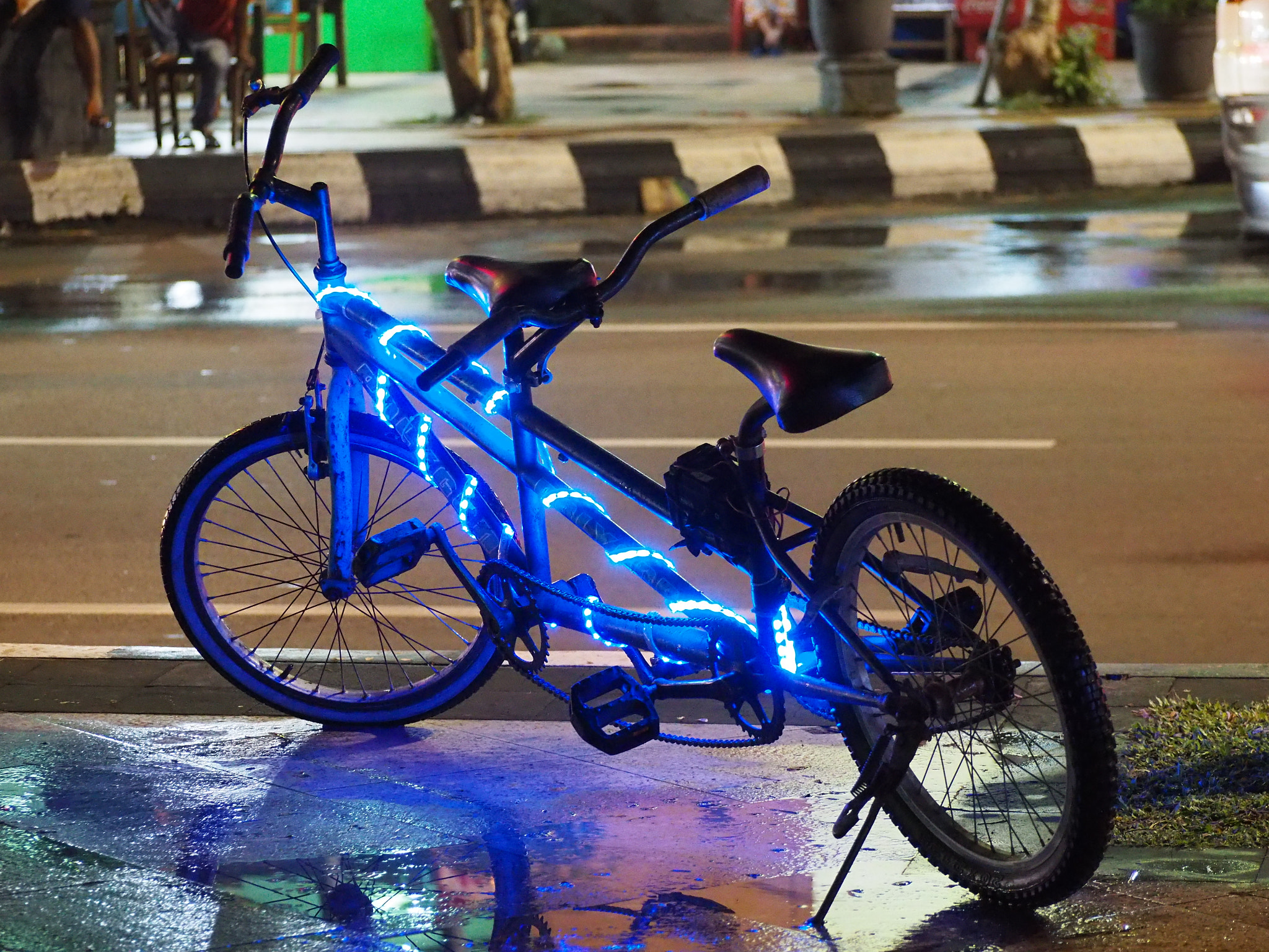 Olympus PEN-F sample photo. Ornamental bike photography