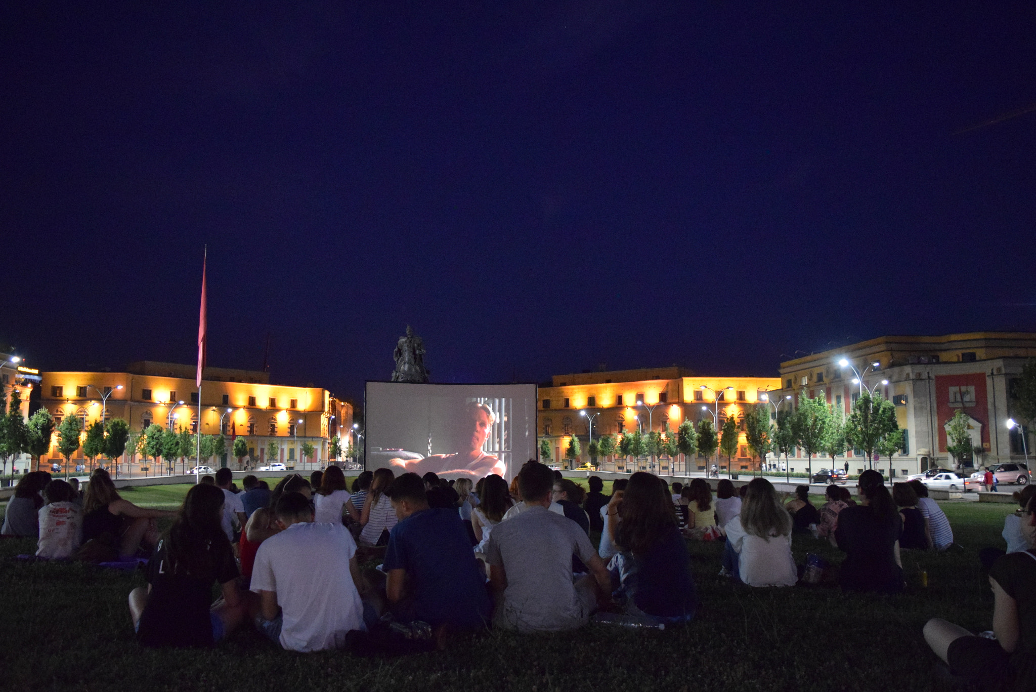 Cinema under the stars - Tirana