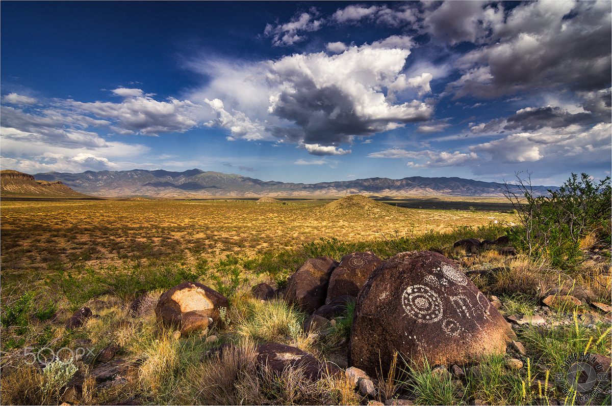 20mm F2.8 sample photo. Three rivers petroglyph site photography