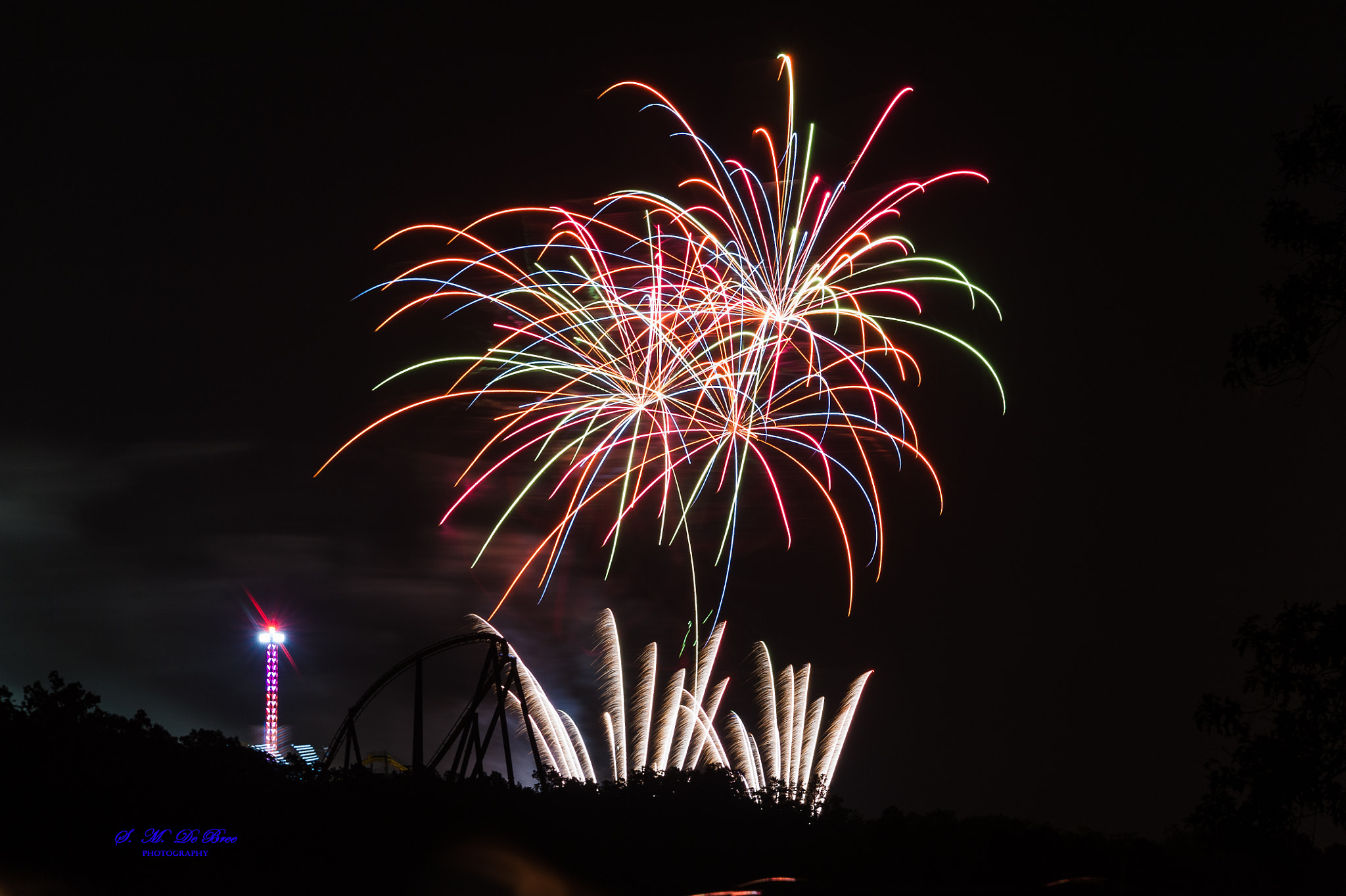 Nikon D3 sample photo. Fireworks photography
