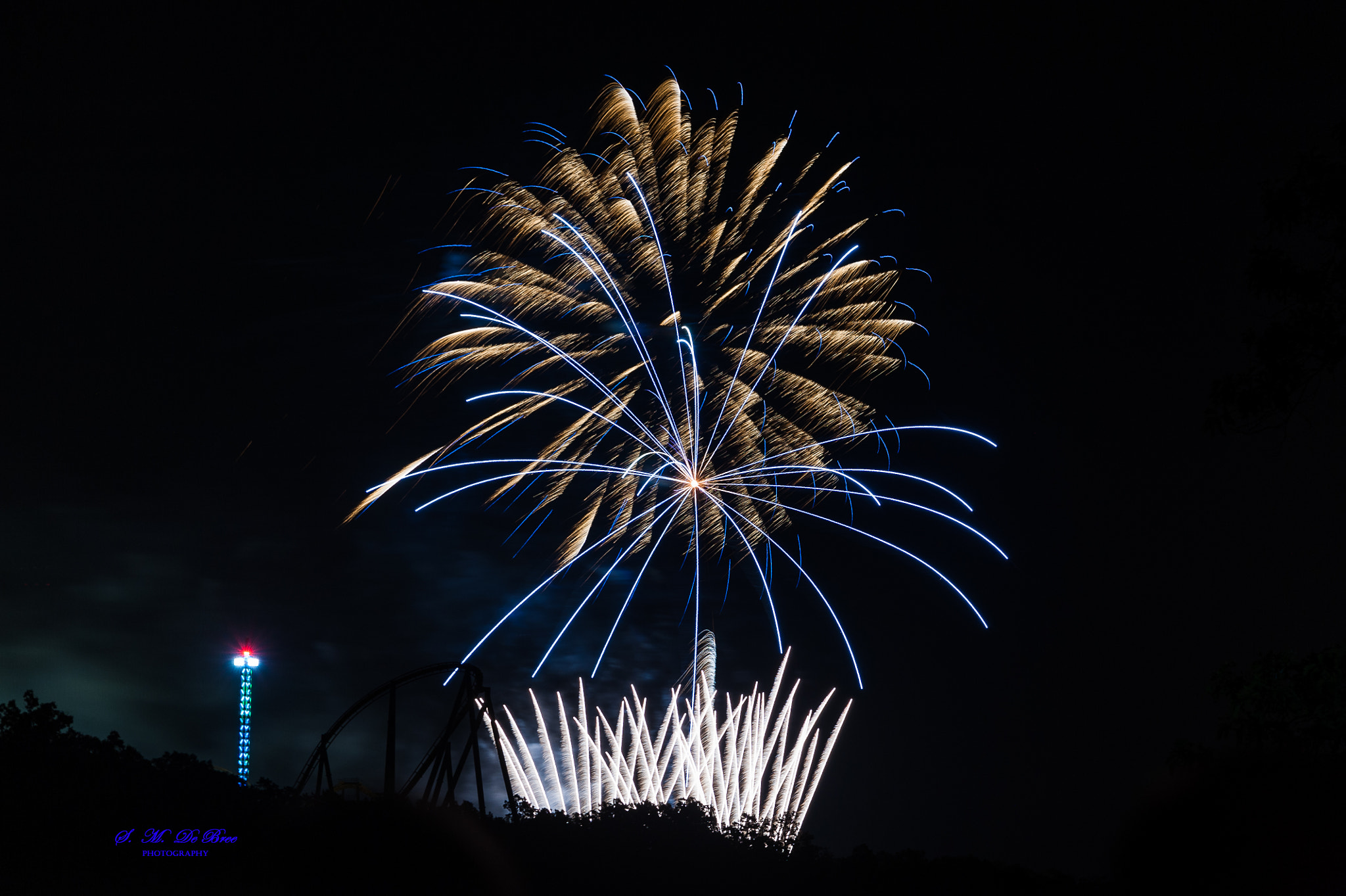 Nikon D3 sample photo. Fireworks photography