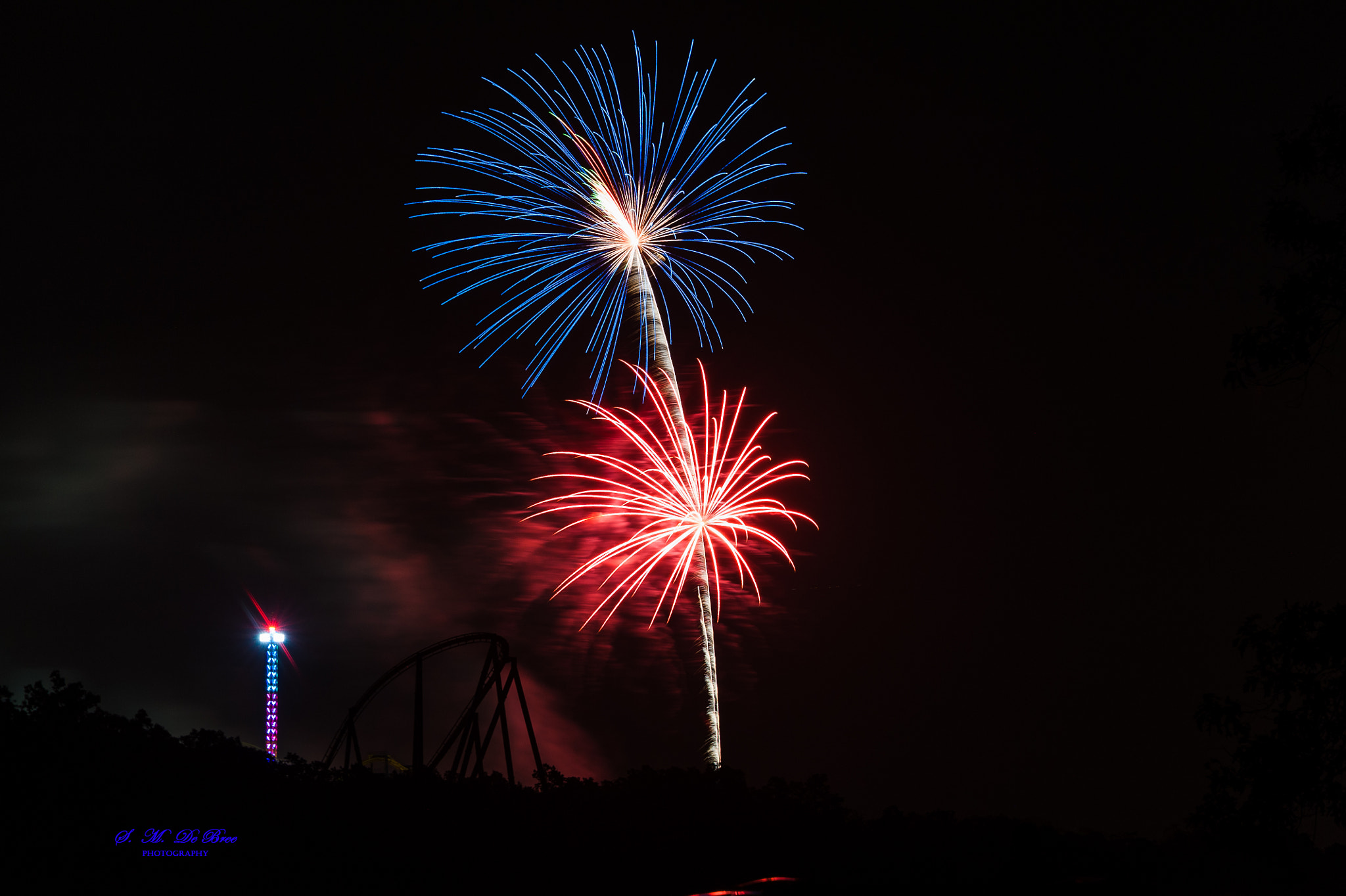 Nikon D3 sample photo. Fireworks photography