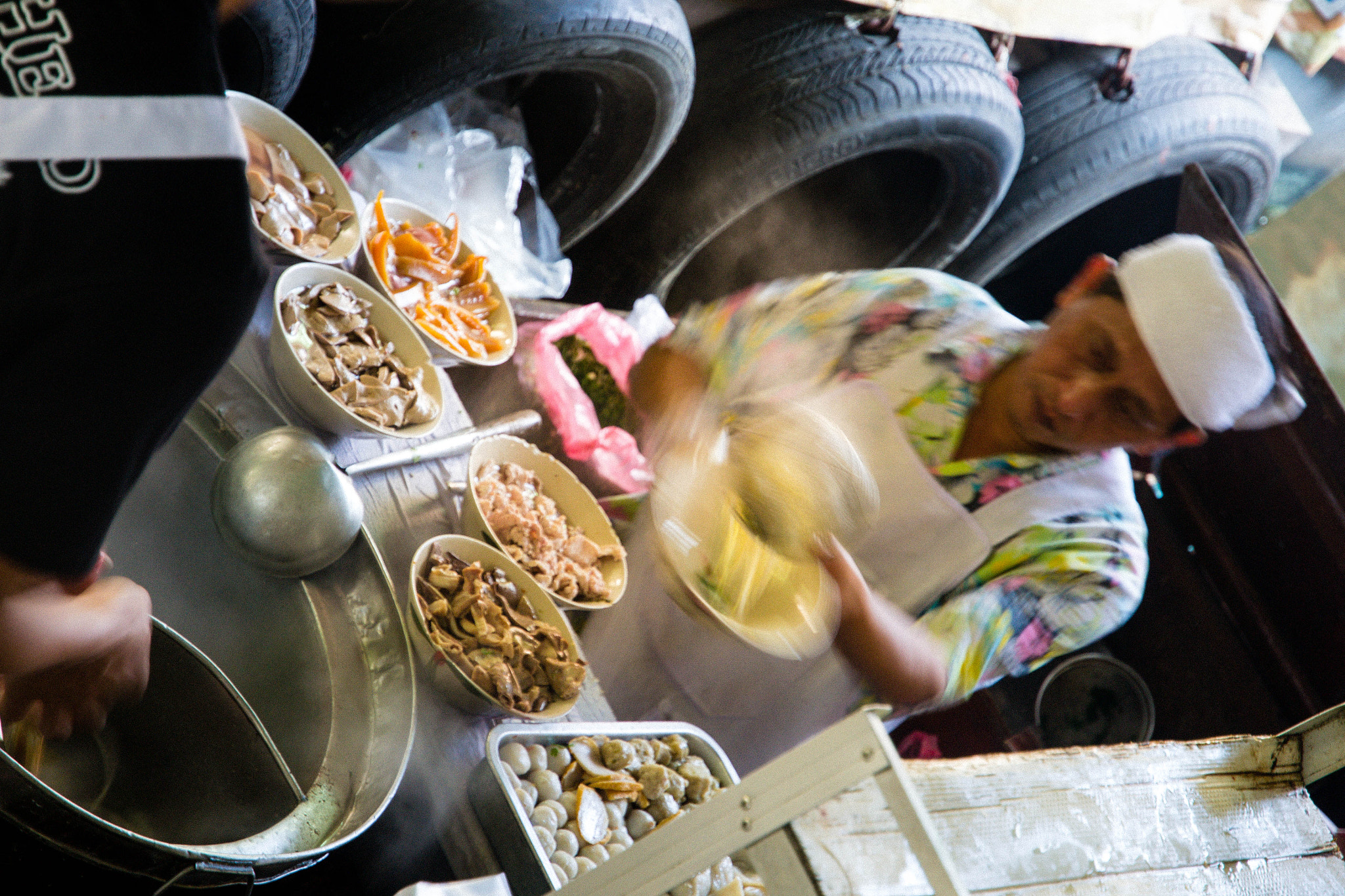 Nikon D3100 sample photo. Noodle at talingchang thai photography
