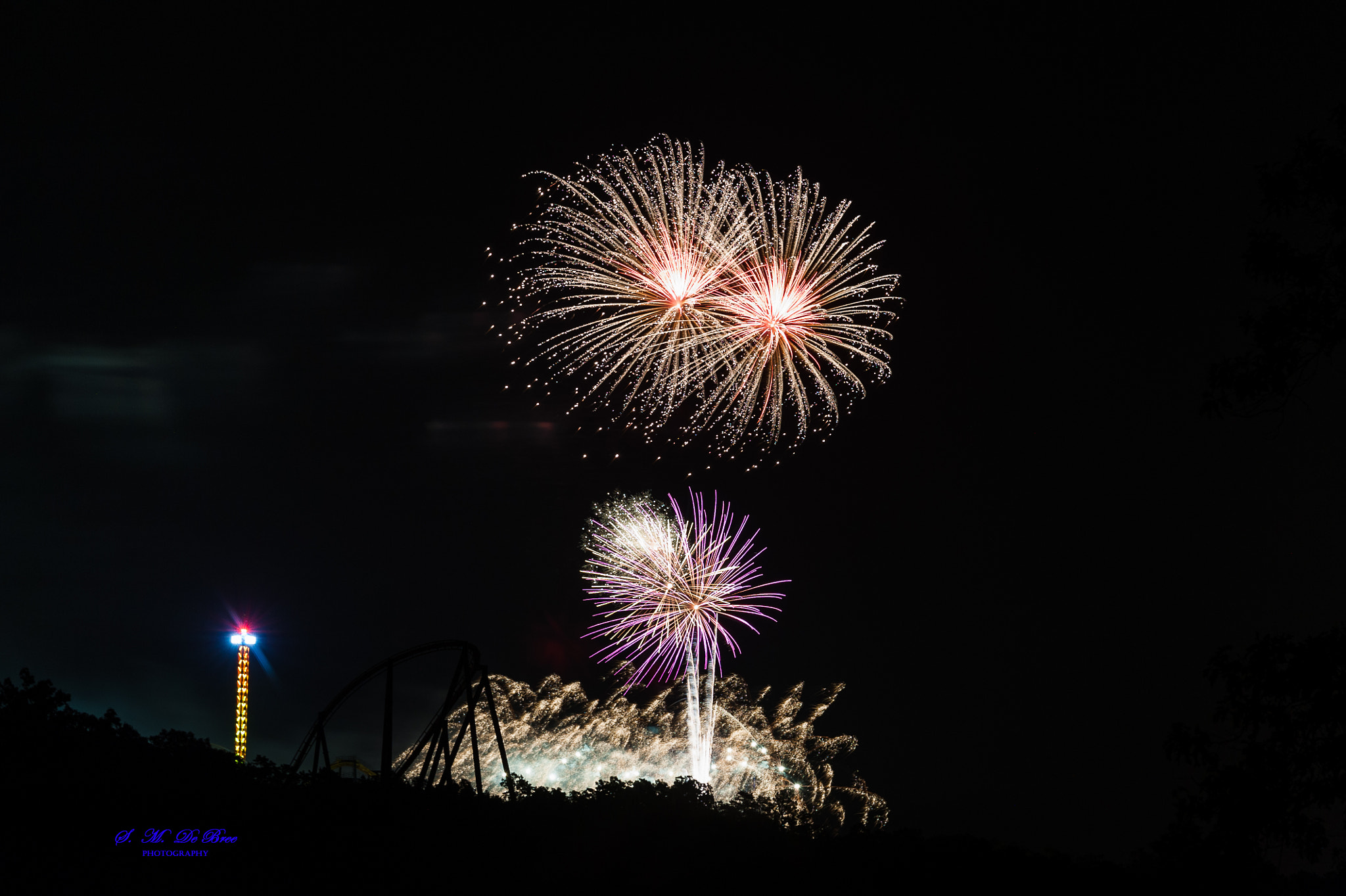 Nikon D3 sample photo. Fireworks photography