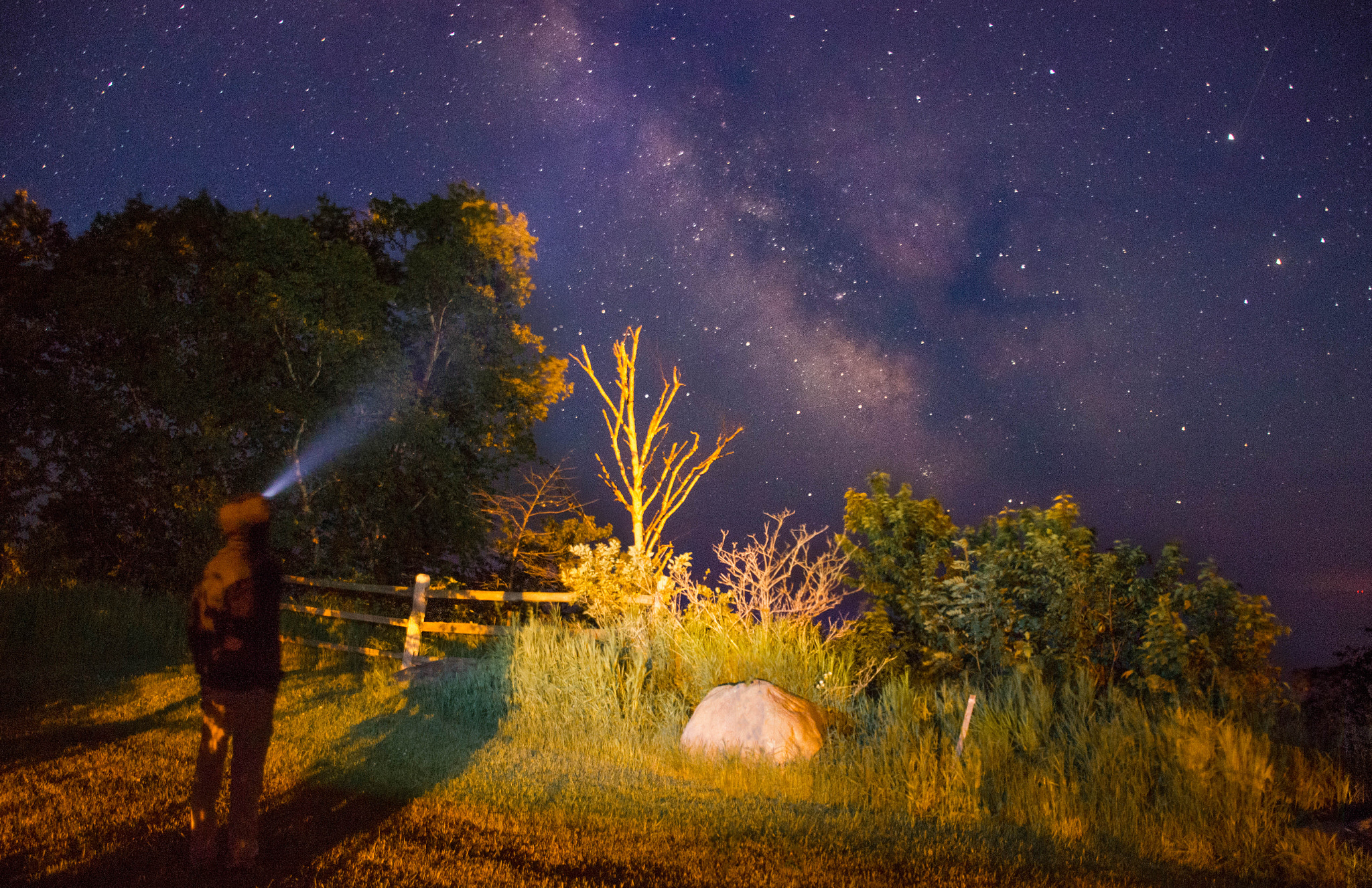 Canon EOS 550D (EOS Rebel T2i / EOS Kiss X4) sample photo. Milky way self portrait photography