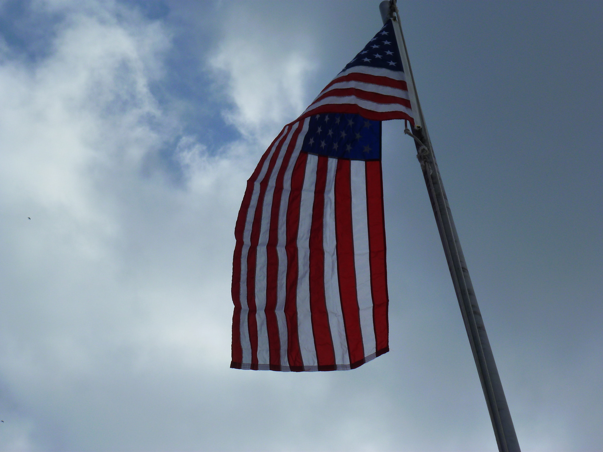 Panasonic Lumix DMC-ZS8 (Lumix DMC-TZ18) sample photo. Flipped around flag photography