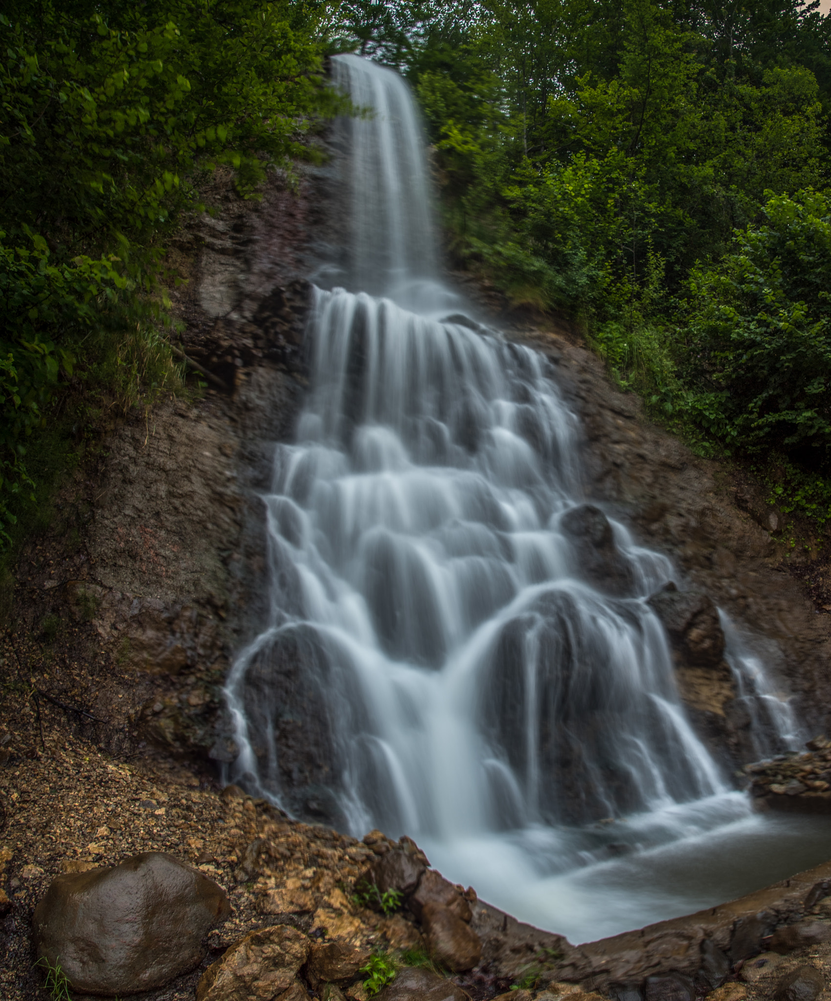 Nikon D810 + Samyang 12mm F2.8 ED AS NCS Fisheye sample photo. Waterfall photography