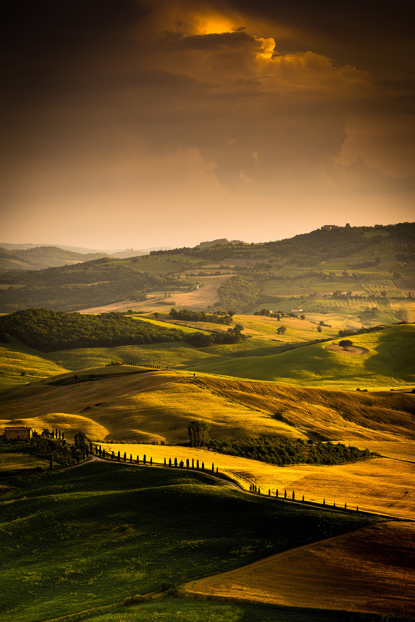 Nikon AF-S Nikkor 70-200mm F4G ED VR sample photo. Val d'orcia again photography