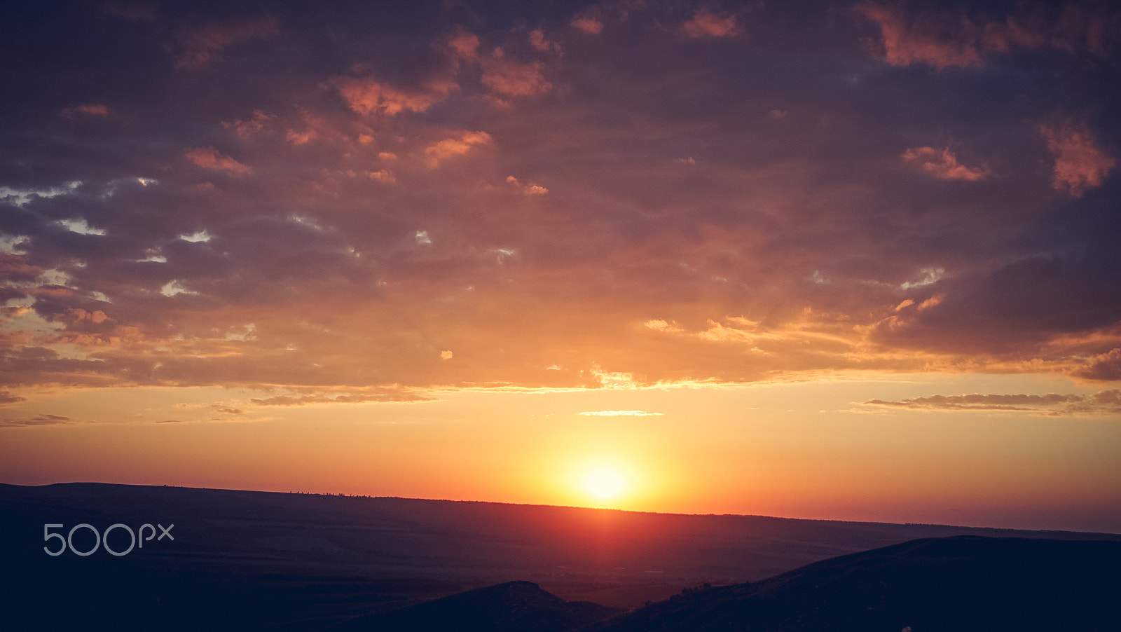 Sony a7S + Sony E 35mm F1.8 OSS sample photo. Magical sunset, karachay-cherkessia photography