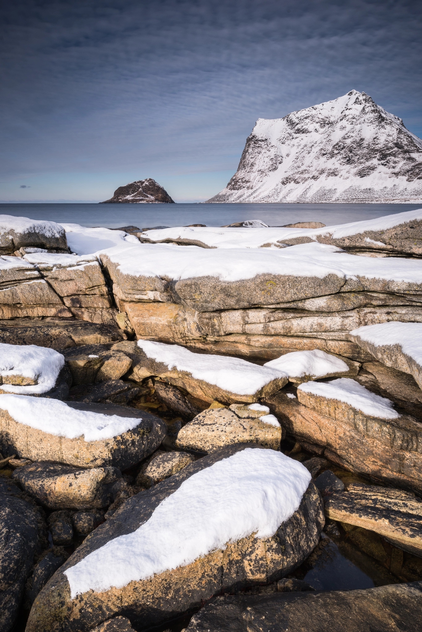 Nikon D810 + Nikon PC-E Nikkor 24mm F3.5D ED Tilt-Shift sample photo. Vikbukta lofoten photography