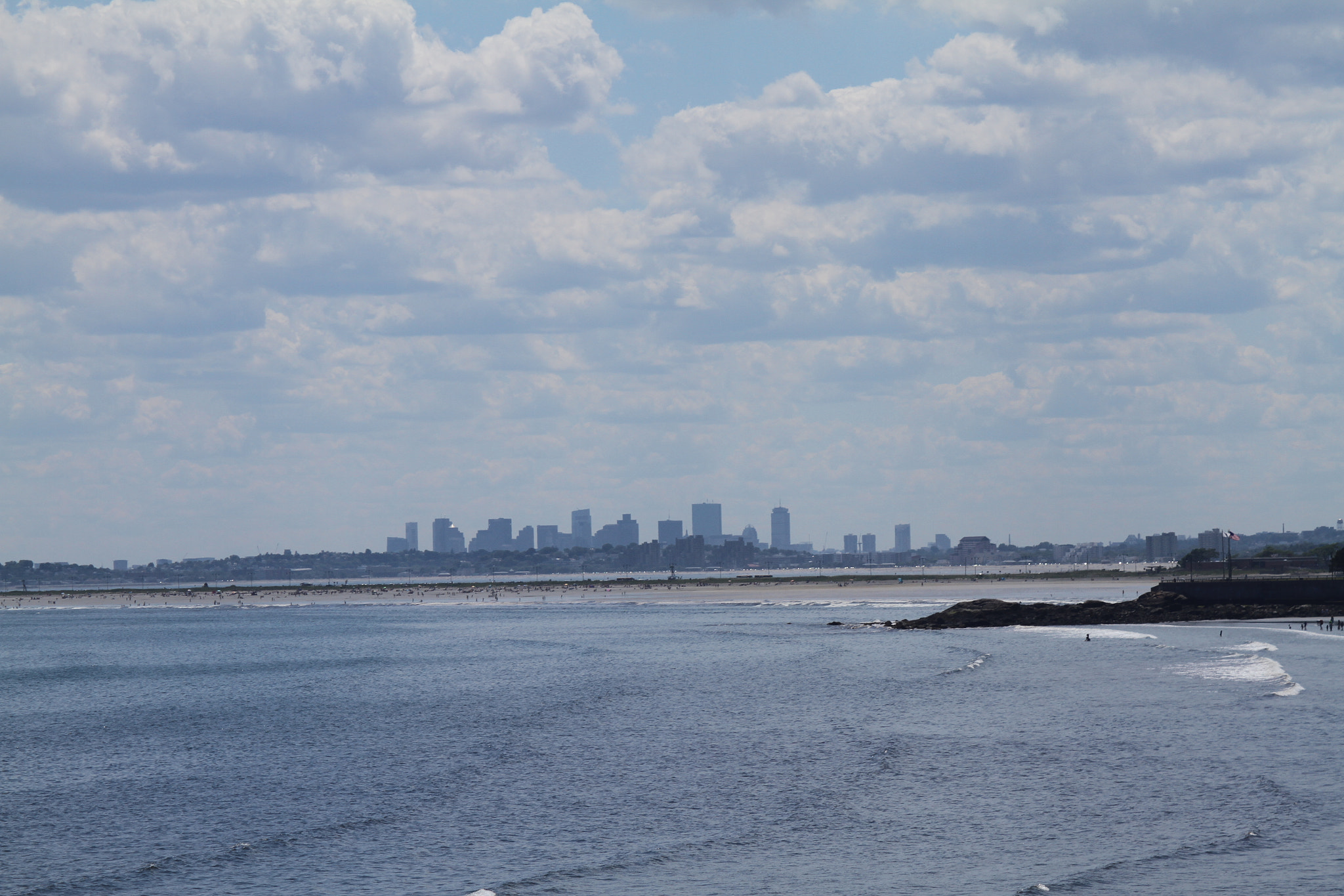 Canon EF 28-90mm f/4-5.6 USM sample photo. Boston skyline photography