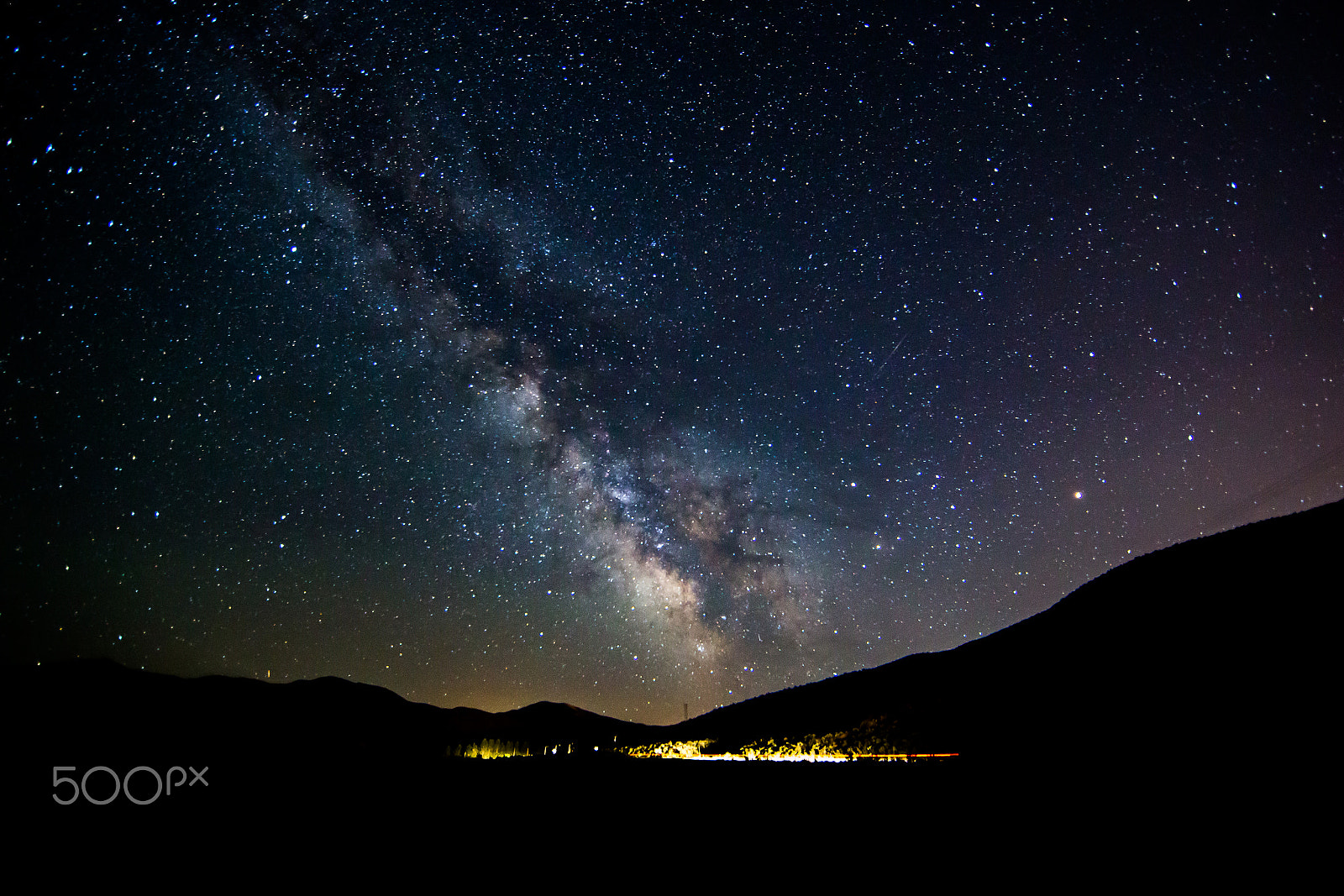 Canon EF 14mm F2.8L II USM sample photo. Boise milky way car pass lucky peak photography