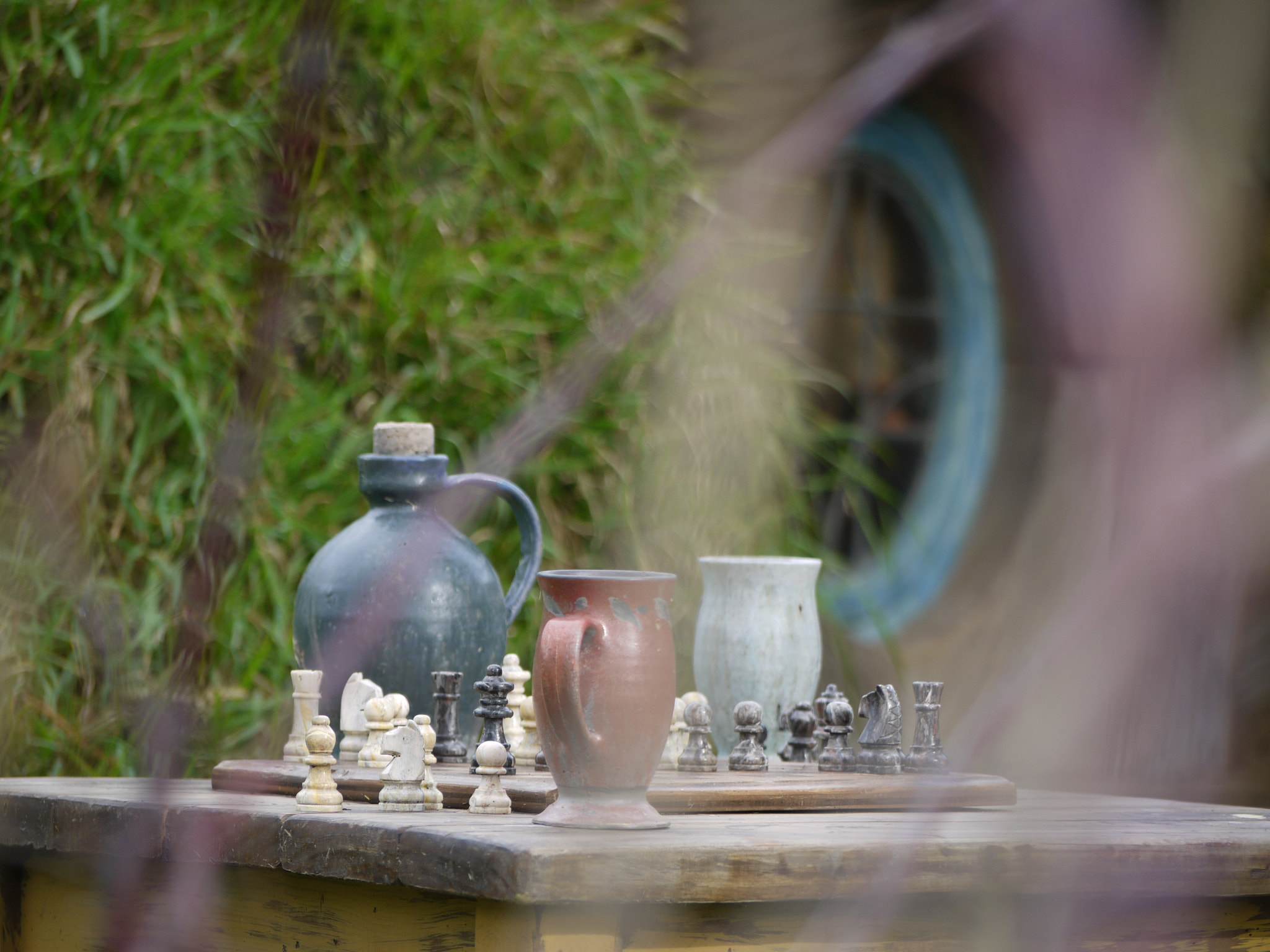 Panasonic Lumix G Vario 45-200mm F4-5.6 OIS sample photo. Hobbit chess photography
