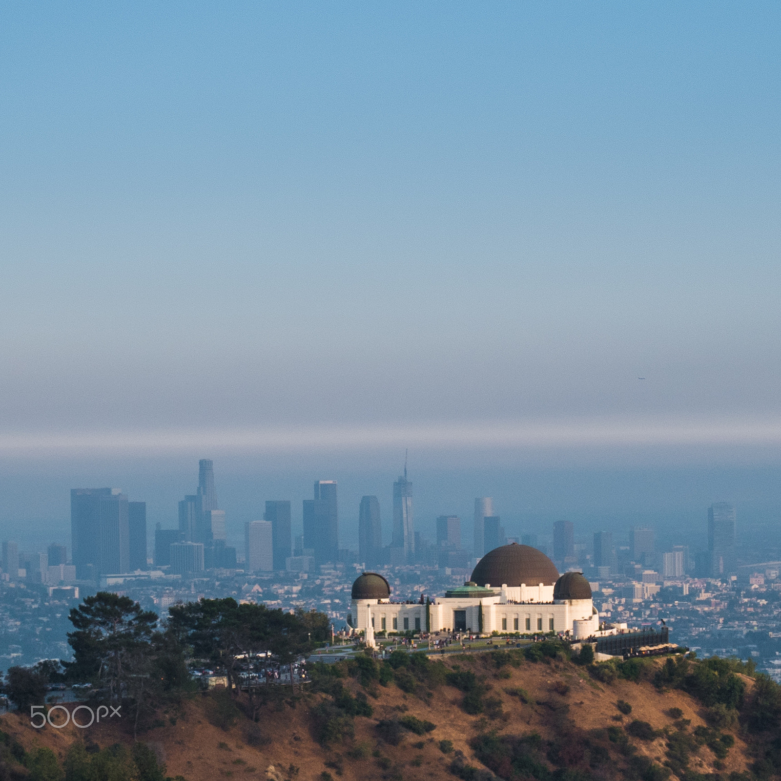 Panasonic Lumix DMC-GX85 (Lumix DMC-GX80 / Lumix DMC-GX7 Mark II) sample photo. Griffith observatory photography