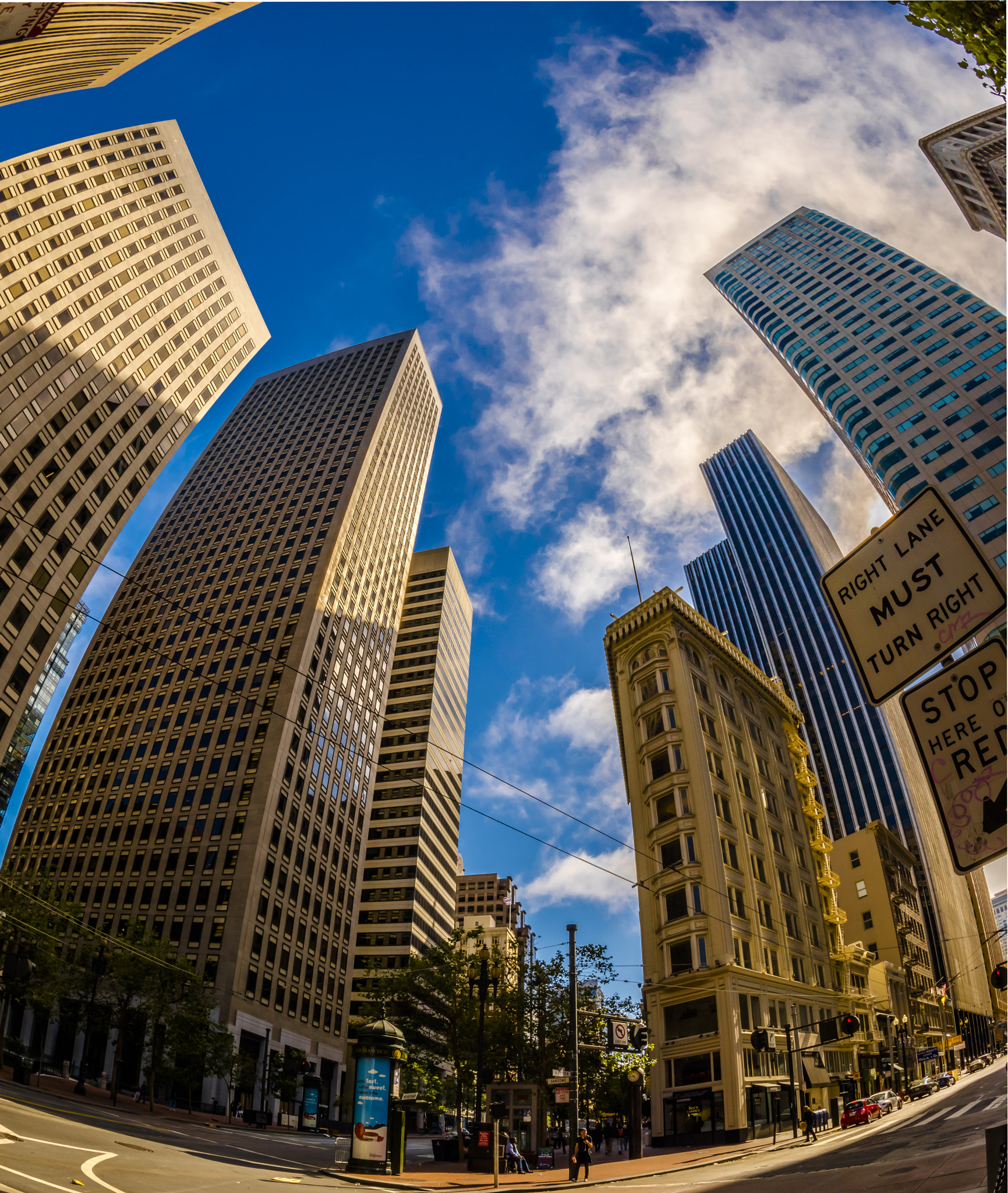 Nikon D810 + Nikon AF Fisheye-Nikkor 16mm F2.8D sample photo. Financial district ii photography