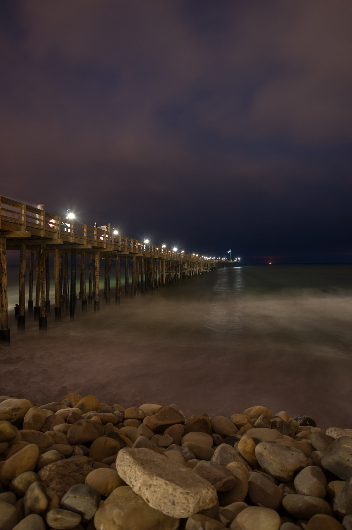 Nikon D3 sample photo. Ventura beach pier photography