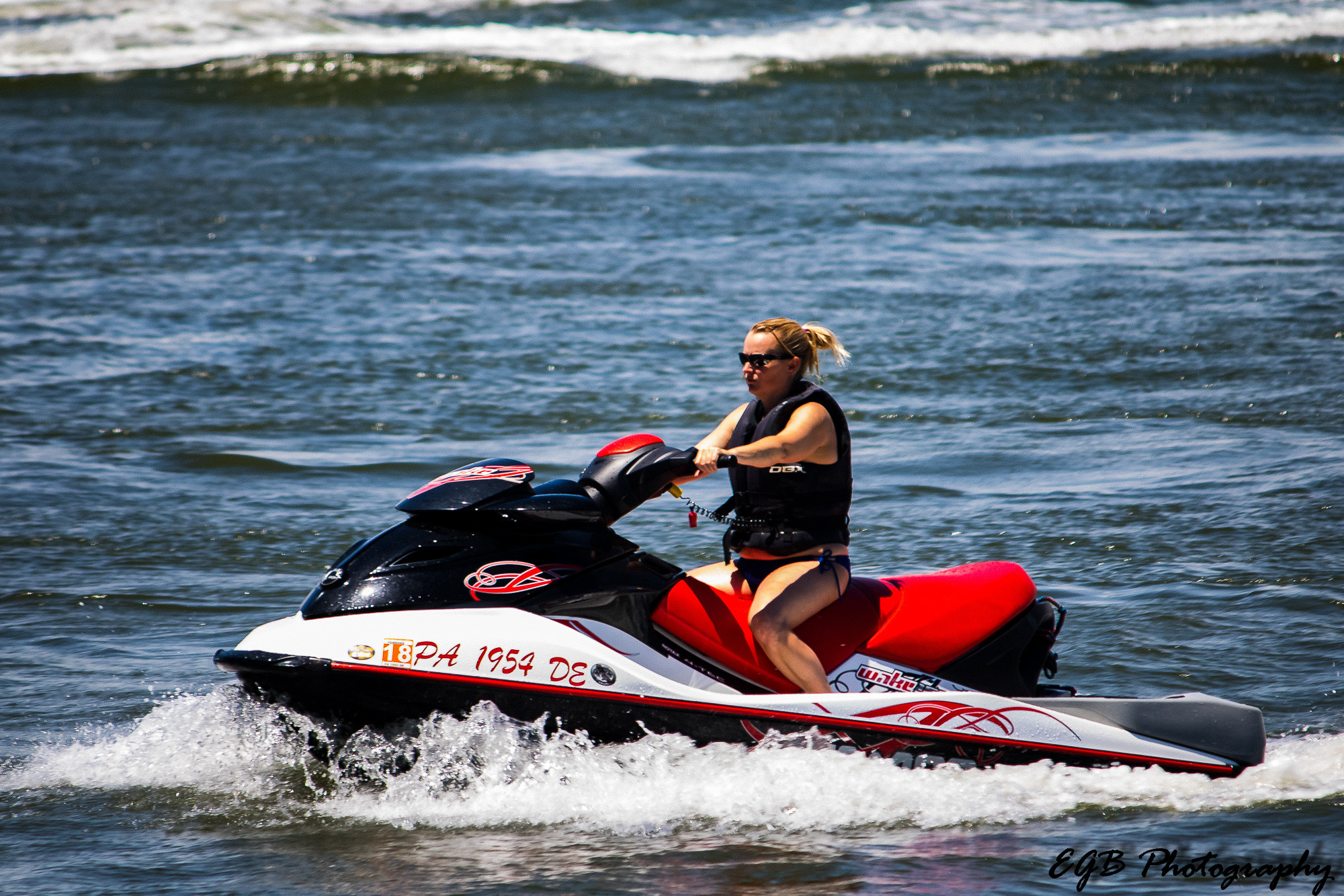 Canon EF-S 55-250mm F4-5.6 IS sample photo. Fun on the water photography