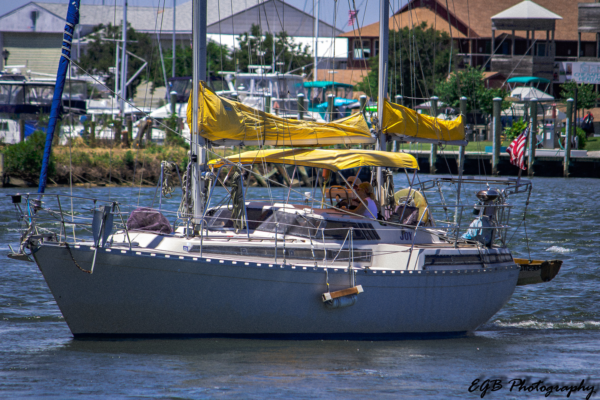 Canon EF-S 55-250mm F4-5.6 IS sample photo. Sail boating in maryland photography