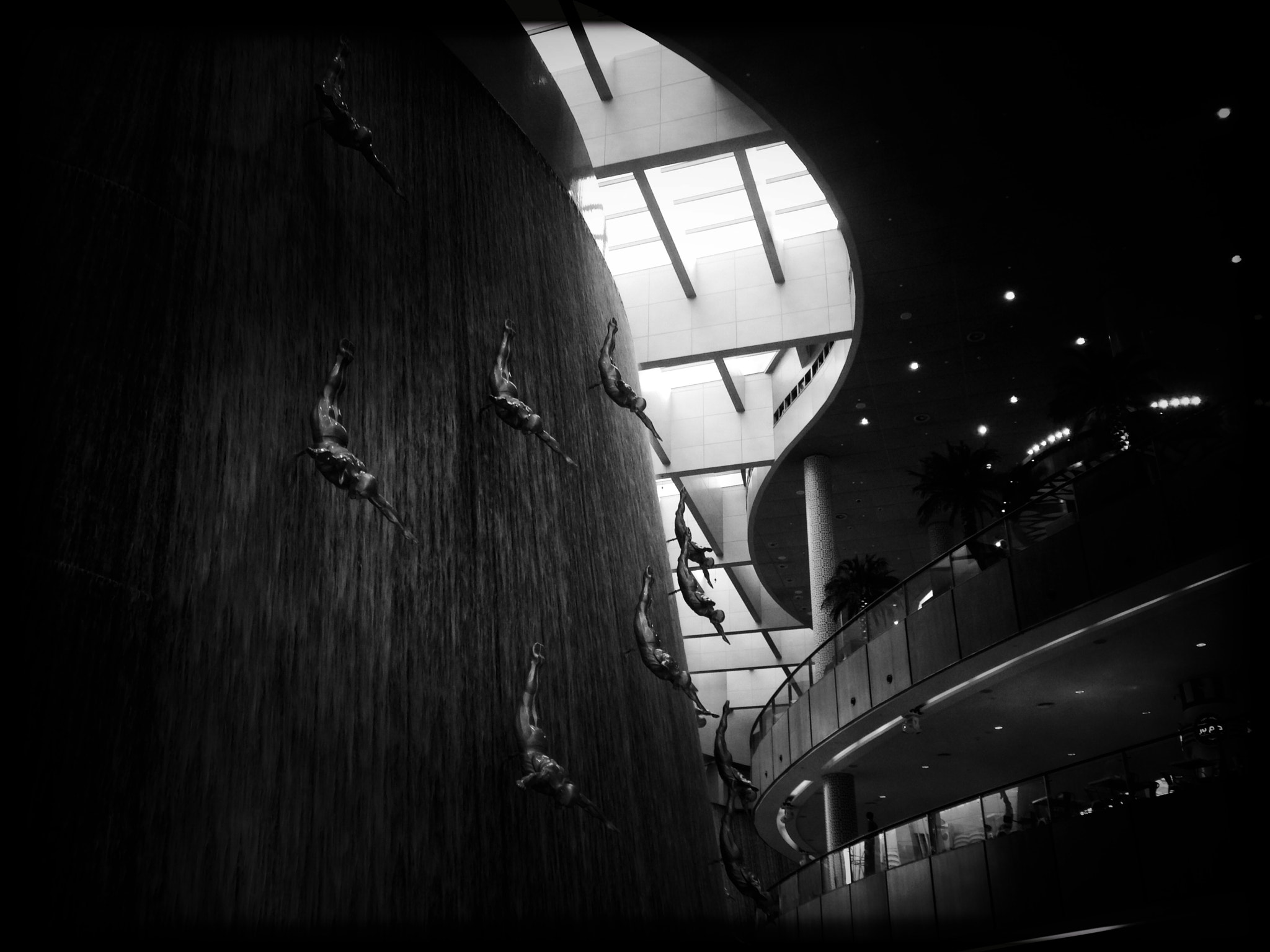 Hipstamatic 313 sample photo. "diving is a leap of faith plus gravity." ~ gz photography