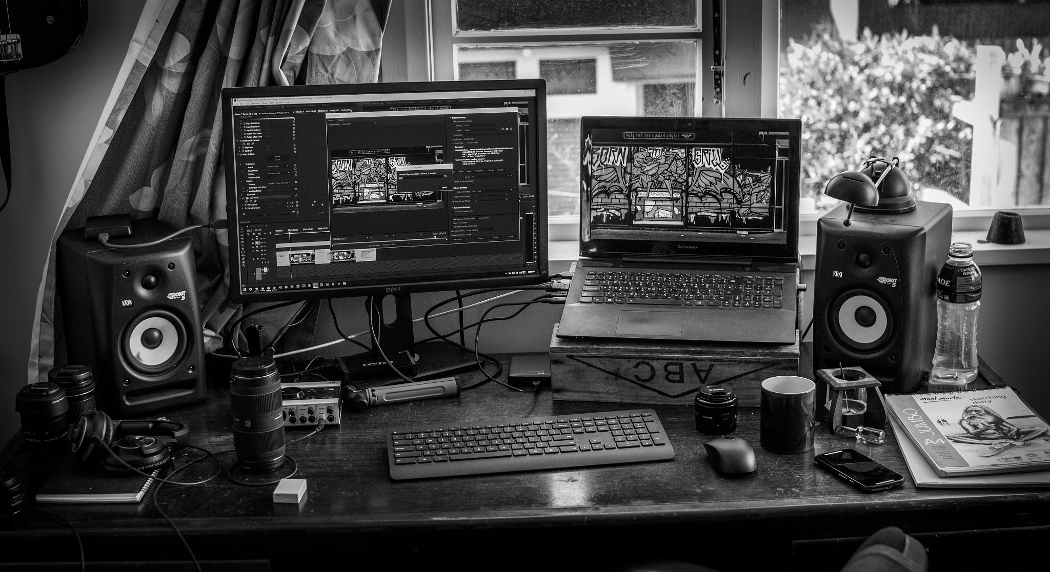 Sigma 30mm F1.4 EX DC HSM sample photo. My desk photography