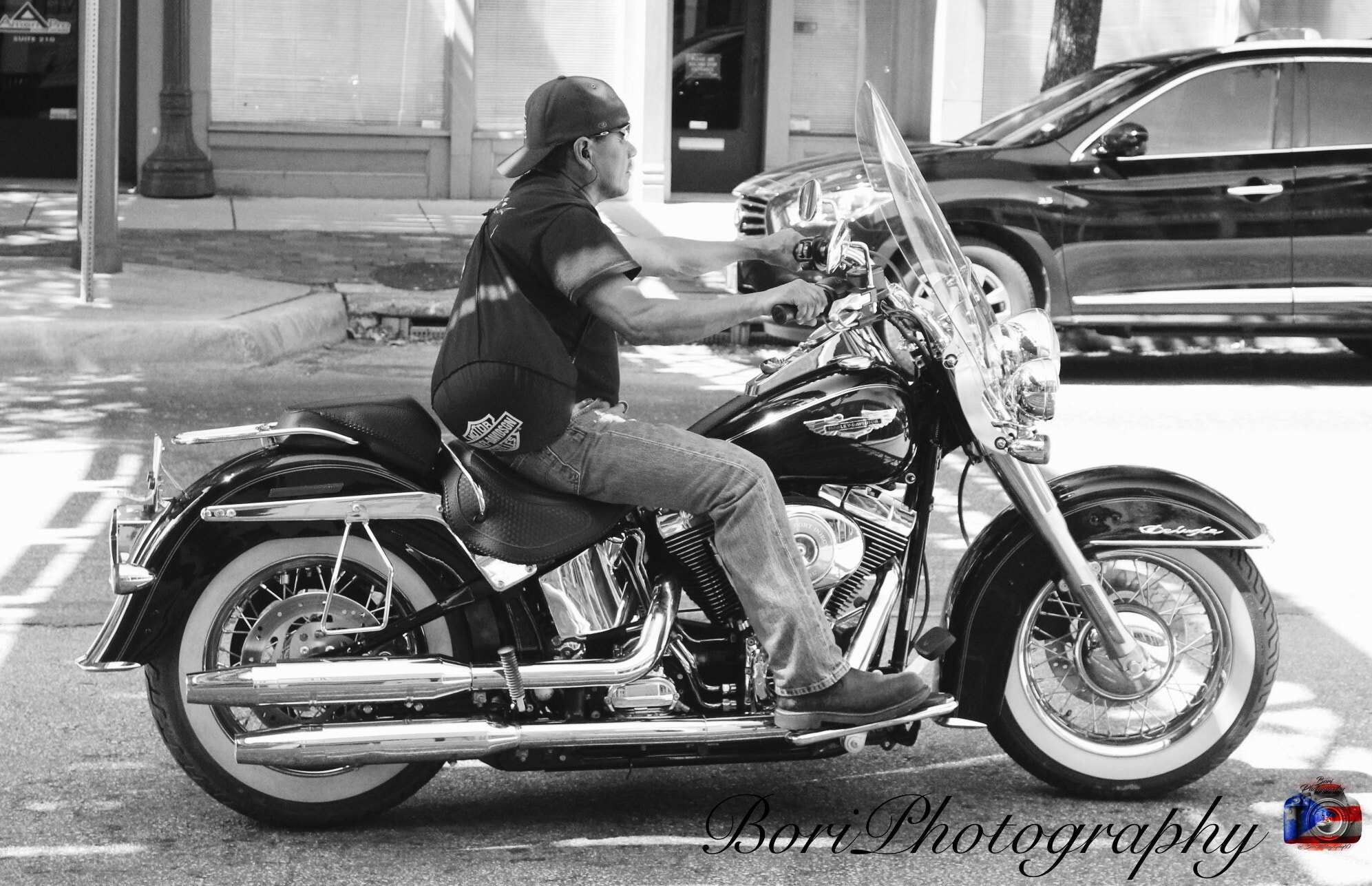 Canon EF-S 18-55mm F3.5-5.6 IS II sample photo. Harley davidson photography