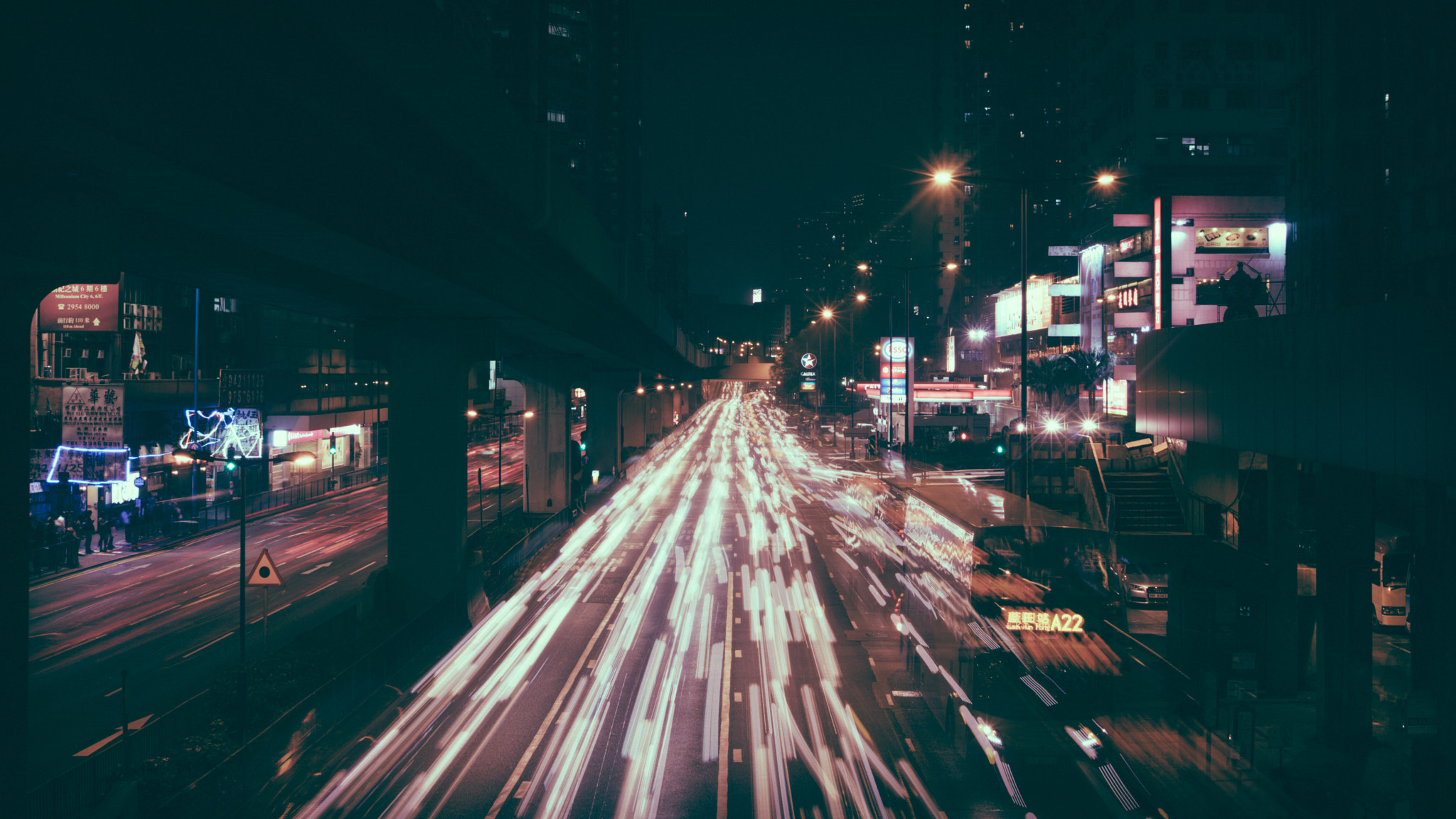 Sony a7 + Tamron 24-135mm F3.5-5.6 sample photo. Kwun tong night photography