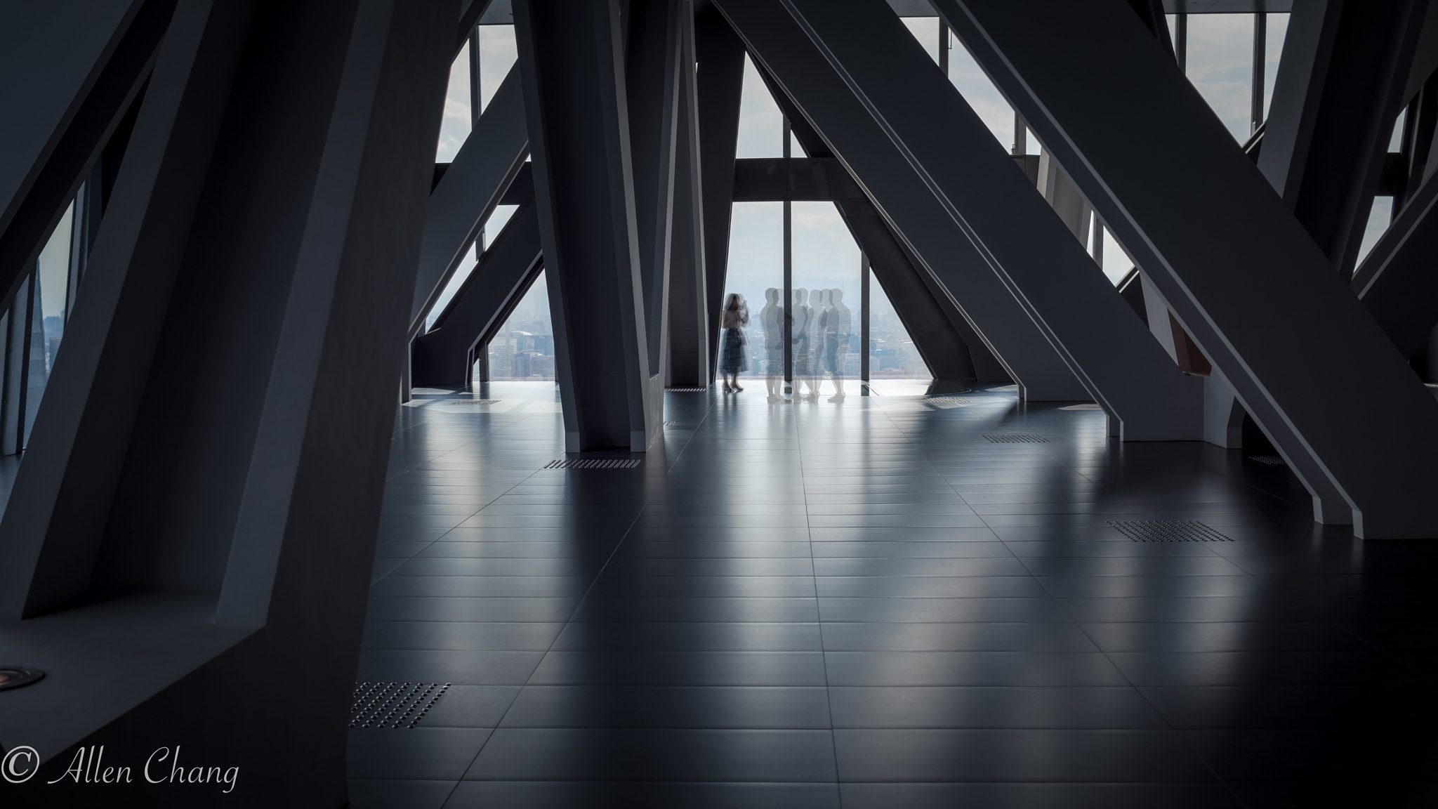 Nikon D810 + Nikon AF Nikkor 35mm F2D sample photo. Inside of cctv building photography