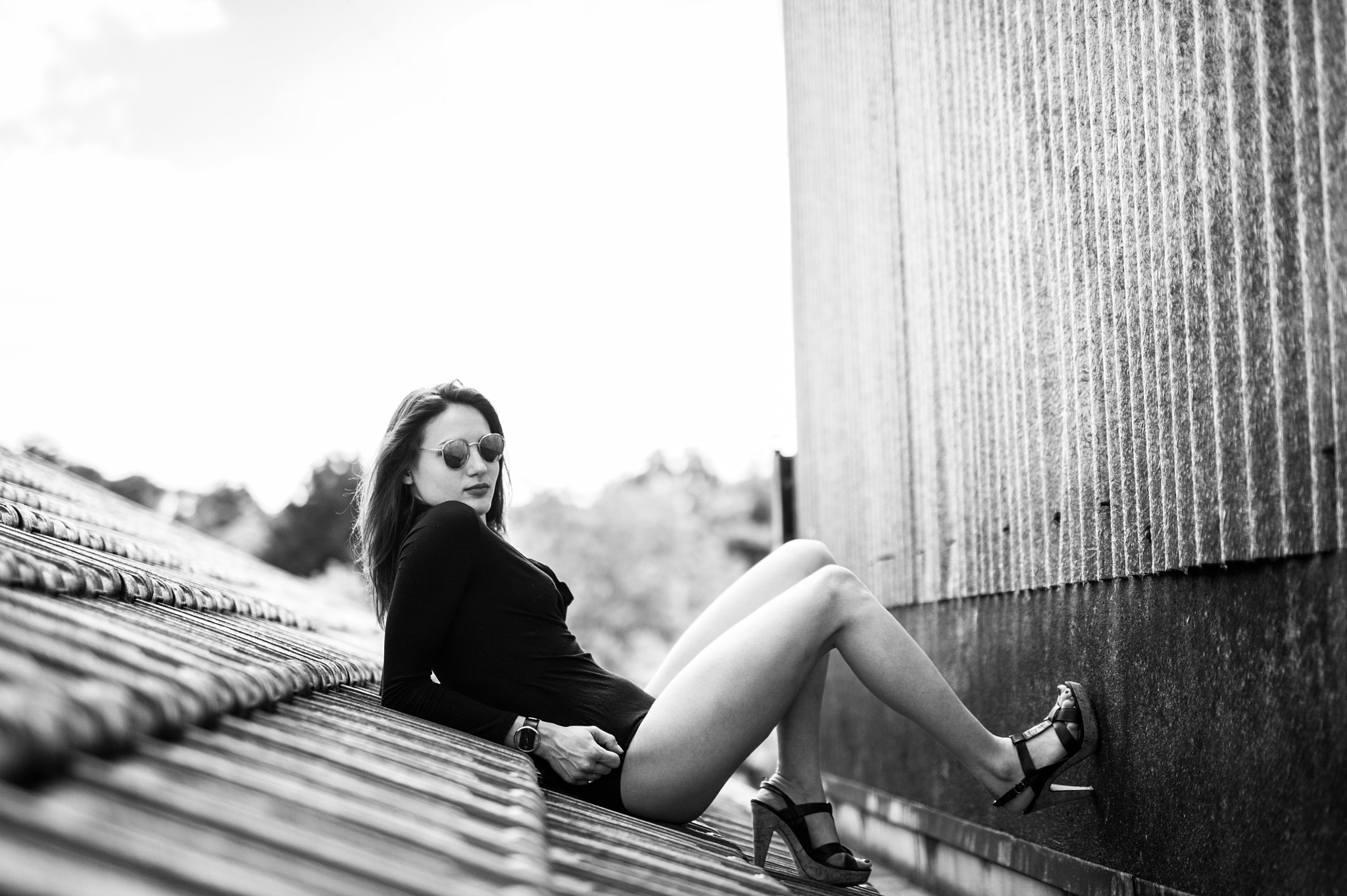 Nikon D700 + Sigma 50mm F1.4 DG HSM Art sample photo. Sur les toit  photography