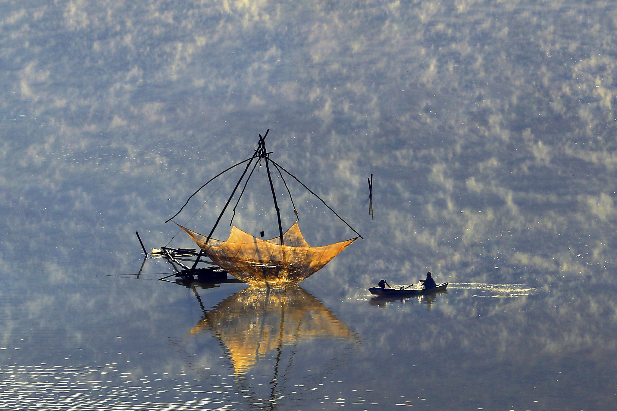 Canon EF 70-200mm F4L USM sample photo. Fishing man photography