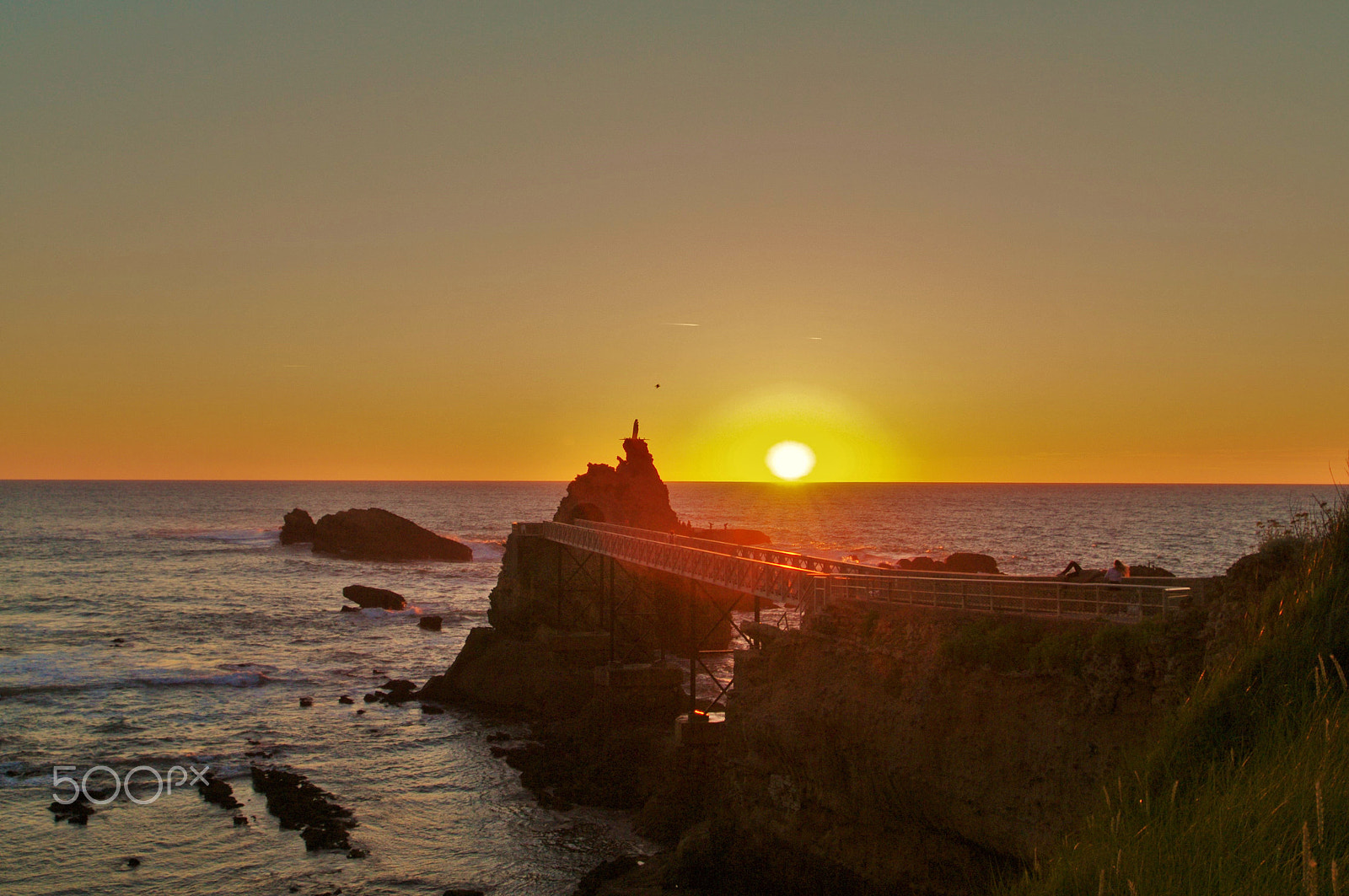 Pentax smc DA* 16-50mm F2.8 ED AL (IF) SDM sample photo. Biarritz sunset photography