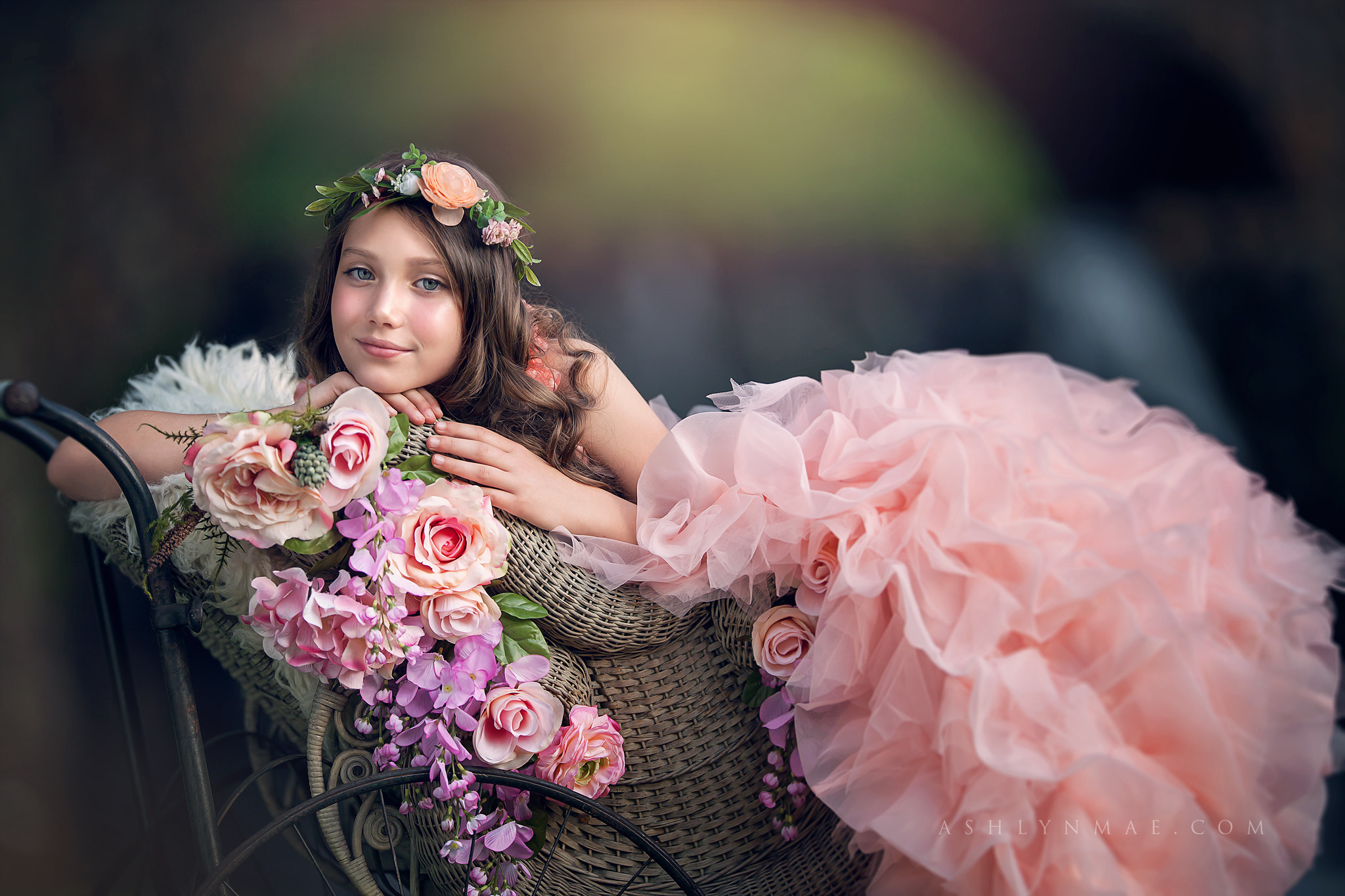 Canon EOS 5D Mark II + Canon EF 200mm F2L IS USM sample photo. Floral princess photography