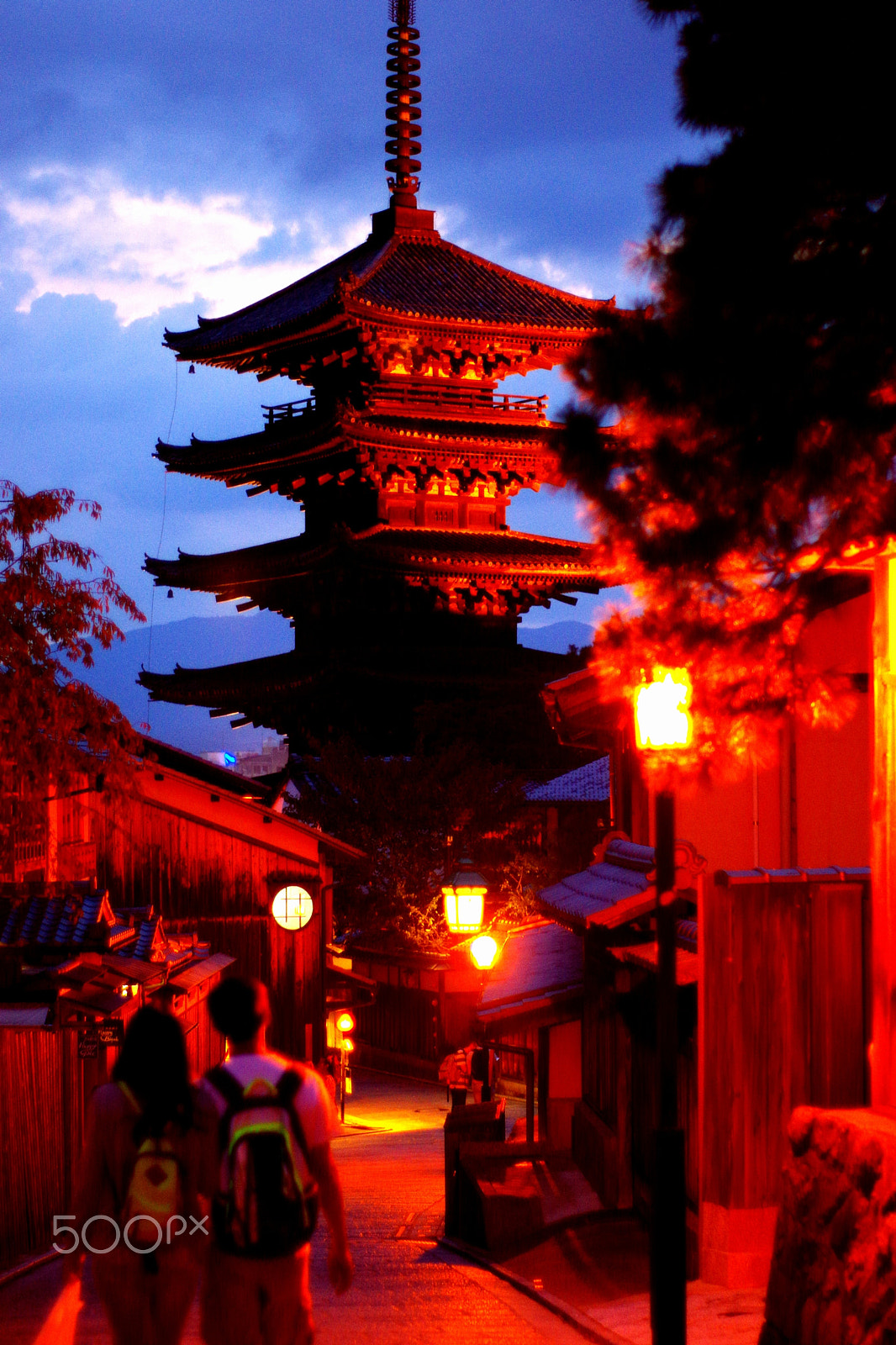Pentax K-3 + Pentax smc FA 50mm F1.4 sample photo. Kyoto night photography
