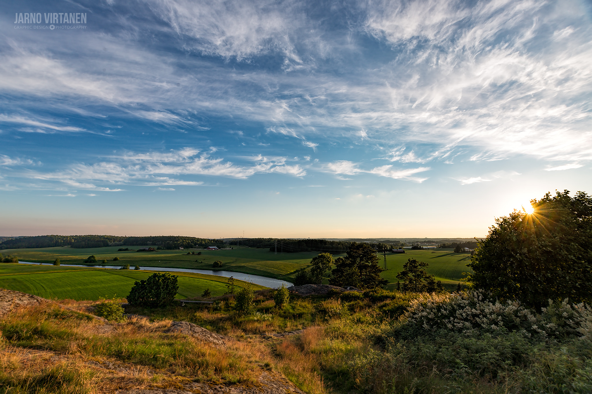 Sigma 10-20mm F3.5 EX DC HSM sample photo. Sunset in lieto vanhalinna photography