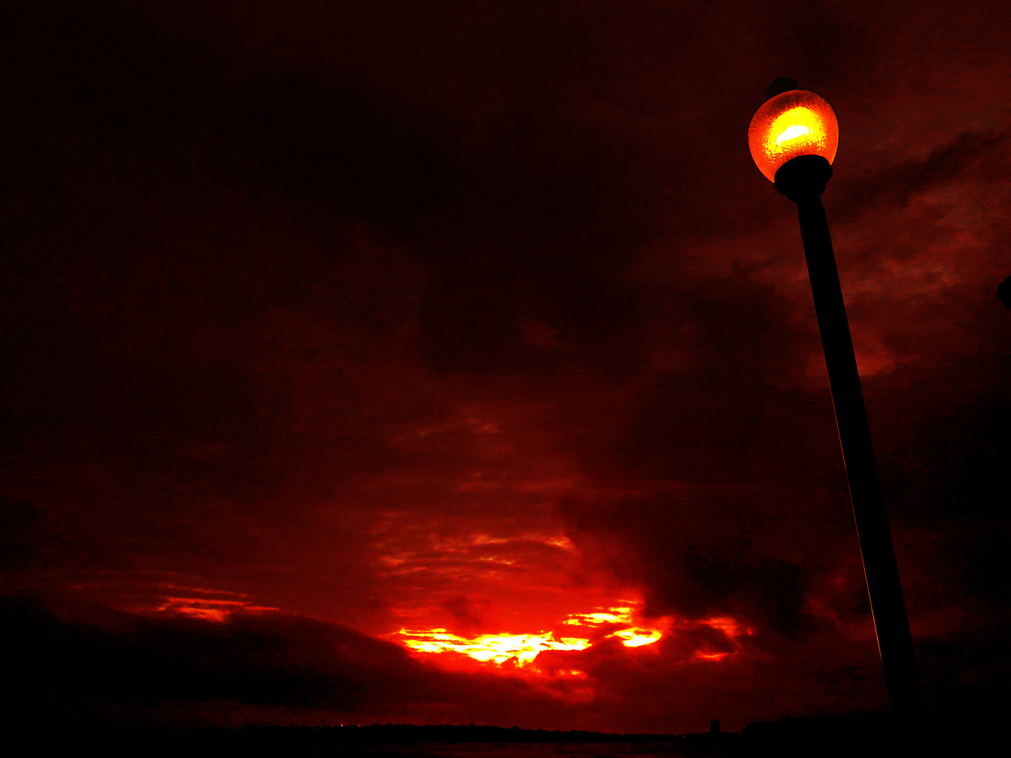 Canon PowerShot A3400 IS sample photo. Fire in the sky.. photography