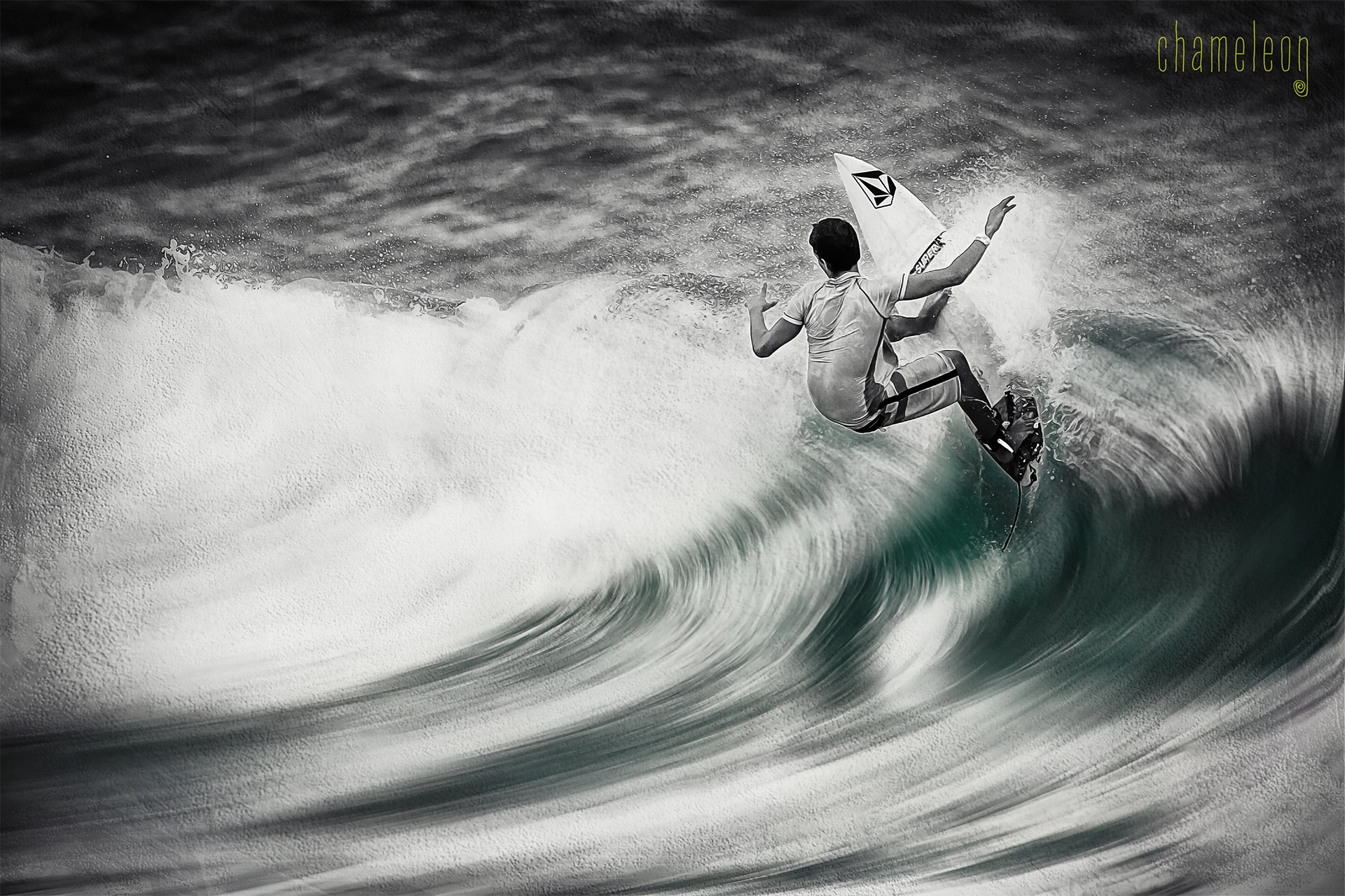 Canon EF 400mm F2.8L IS USM sample photo. Painting waves photography