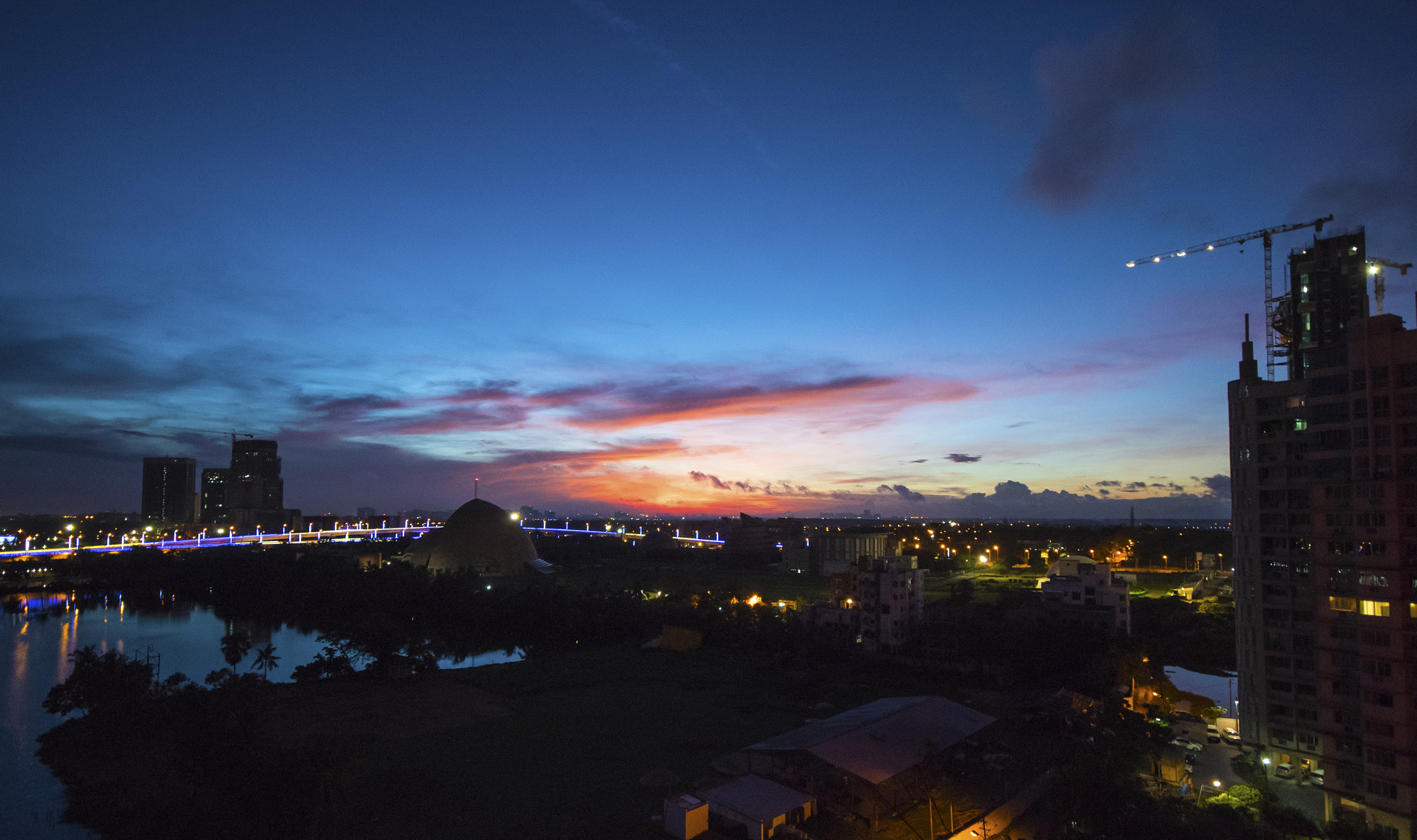 Sigma 10-20mm F4-5.6 EX DC HSM sample photo. Sunrise over science city 1 photography
