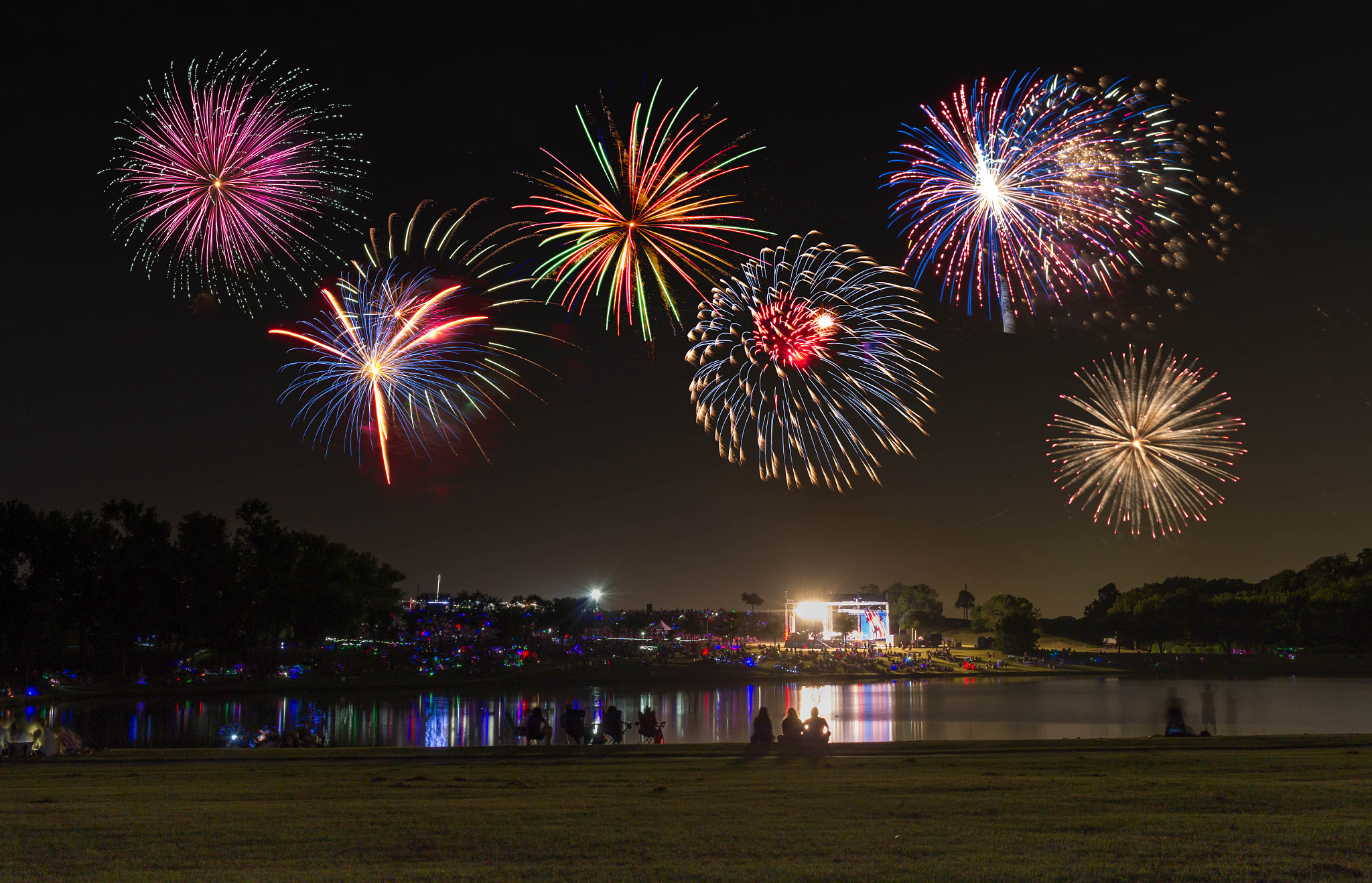 Canon EF-S 10-18mm F4.5–5.6 IS STM sample photo. Enjoying the fireworks photography