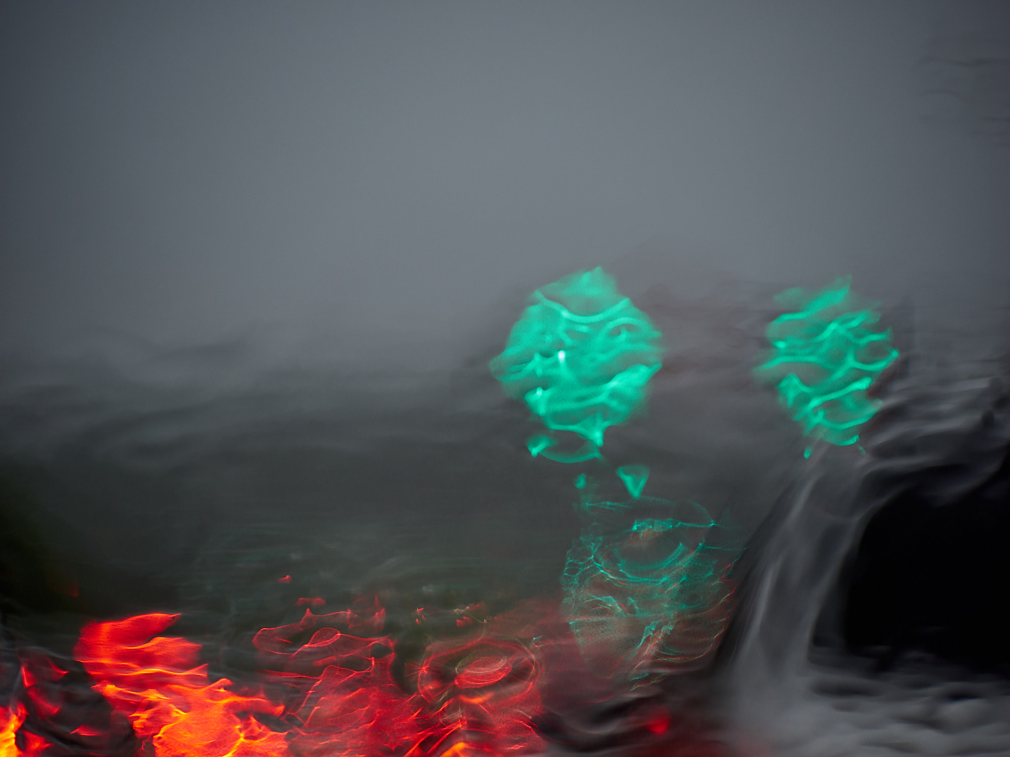 Panasonic Lumix G X Vario 35-100mm F2.8 OIS sample photo. Rain and signal photography