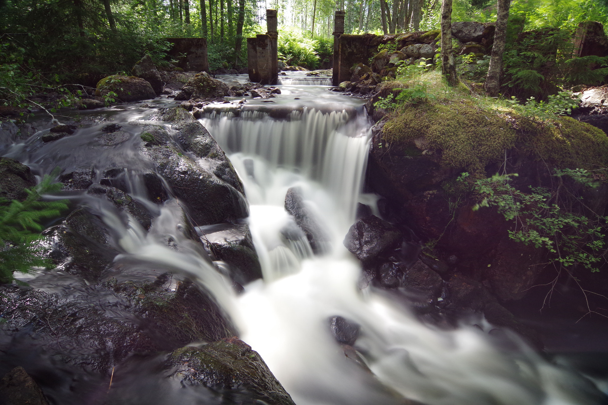 Pentax K-S2 + Pentax smc DA 12-24mm F4.0 ED AL (IF) sample photo. Waterfall myllykoski, finland photography