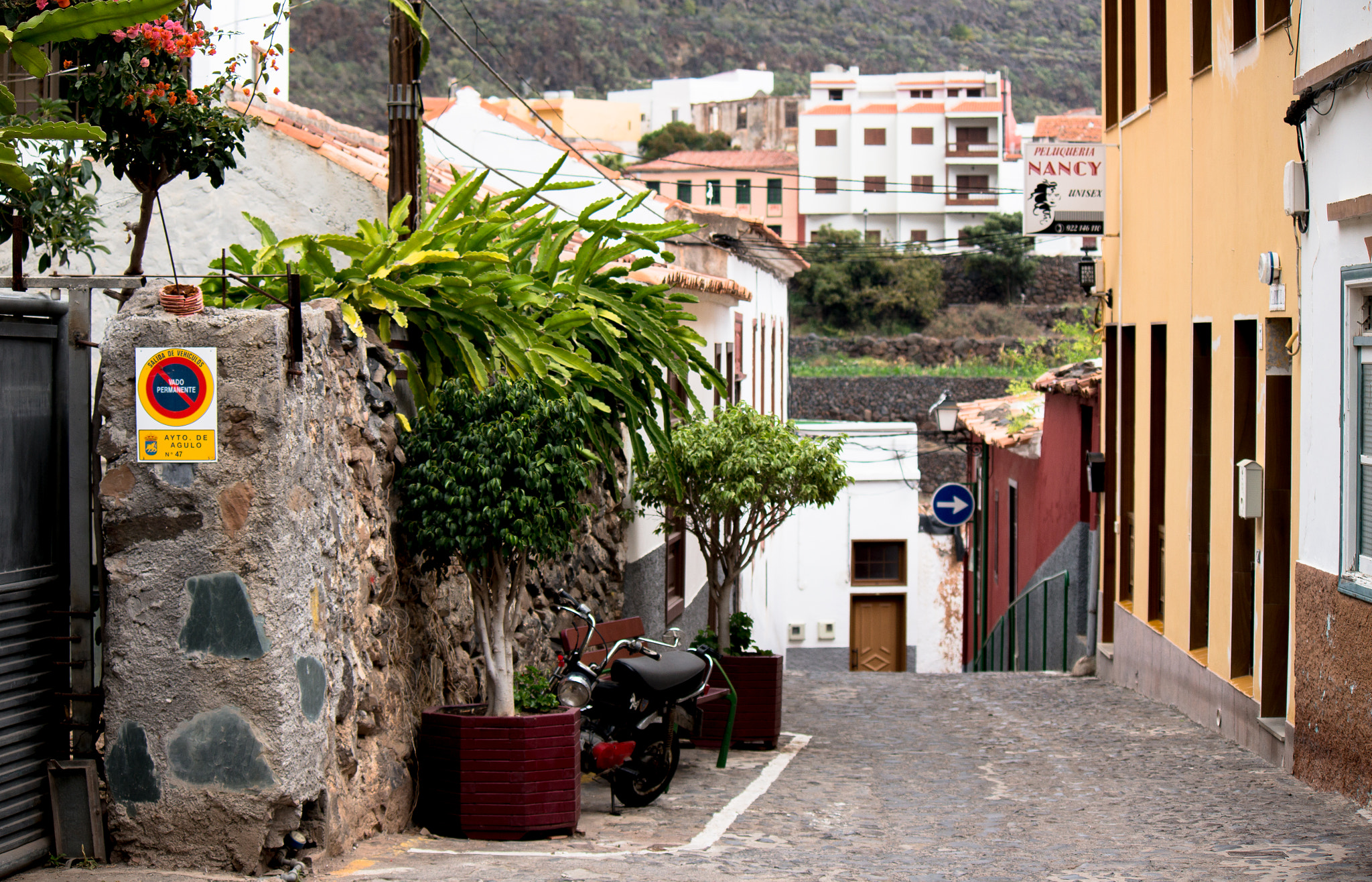 Tamron 18-270mm F3.5-6.3 Di II PZD sample photo. Agulo street view photography