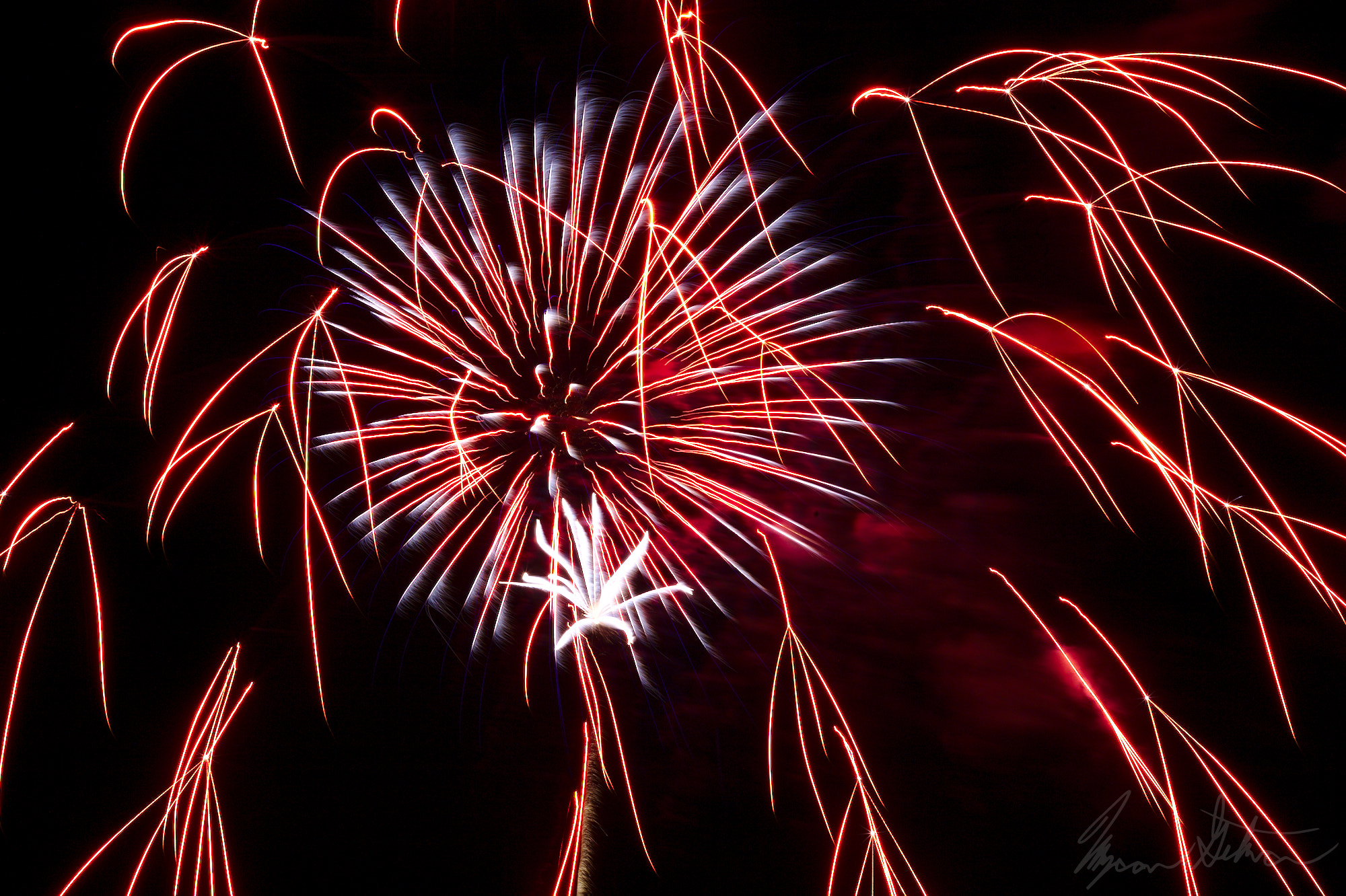 Canon EOS 5D + Canon EF 50mm F1.8 II sample photo. Fireworks to the edge photography
