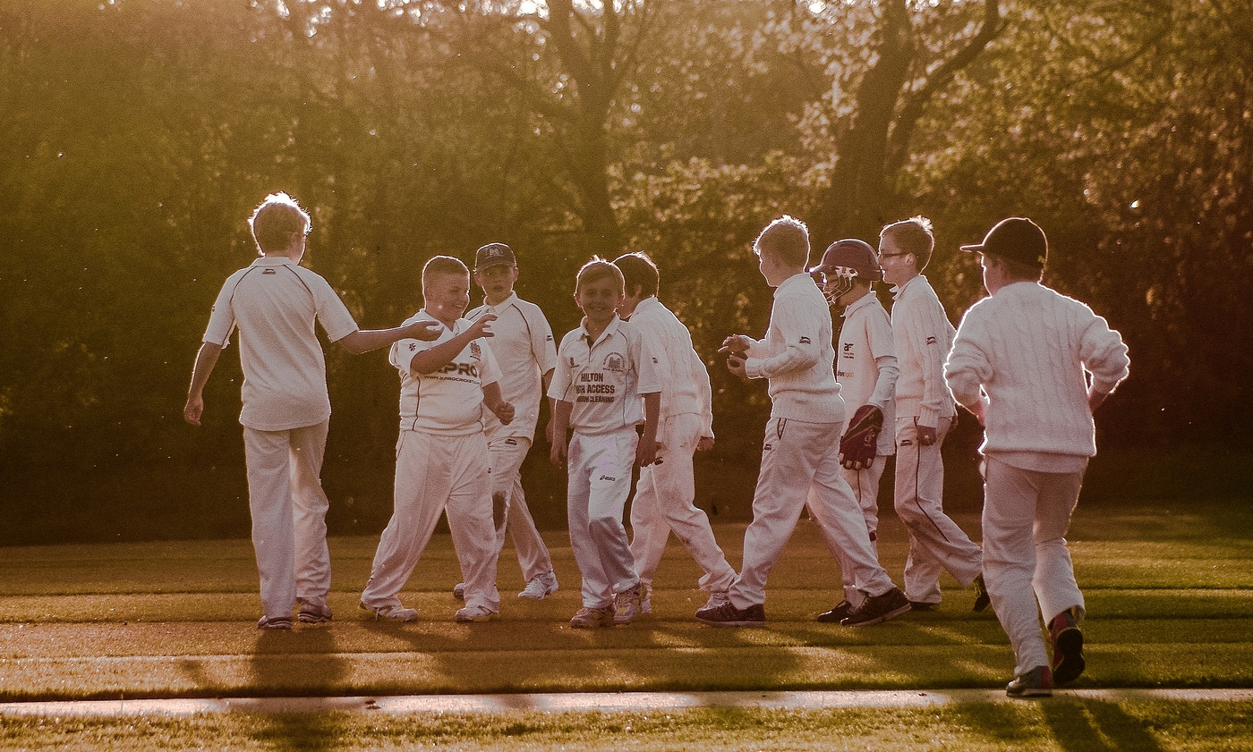 Pentax K-m (K2000) sample photo. Wicket celebration photography