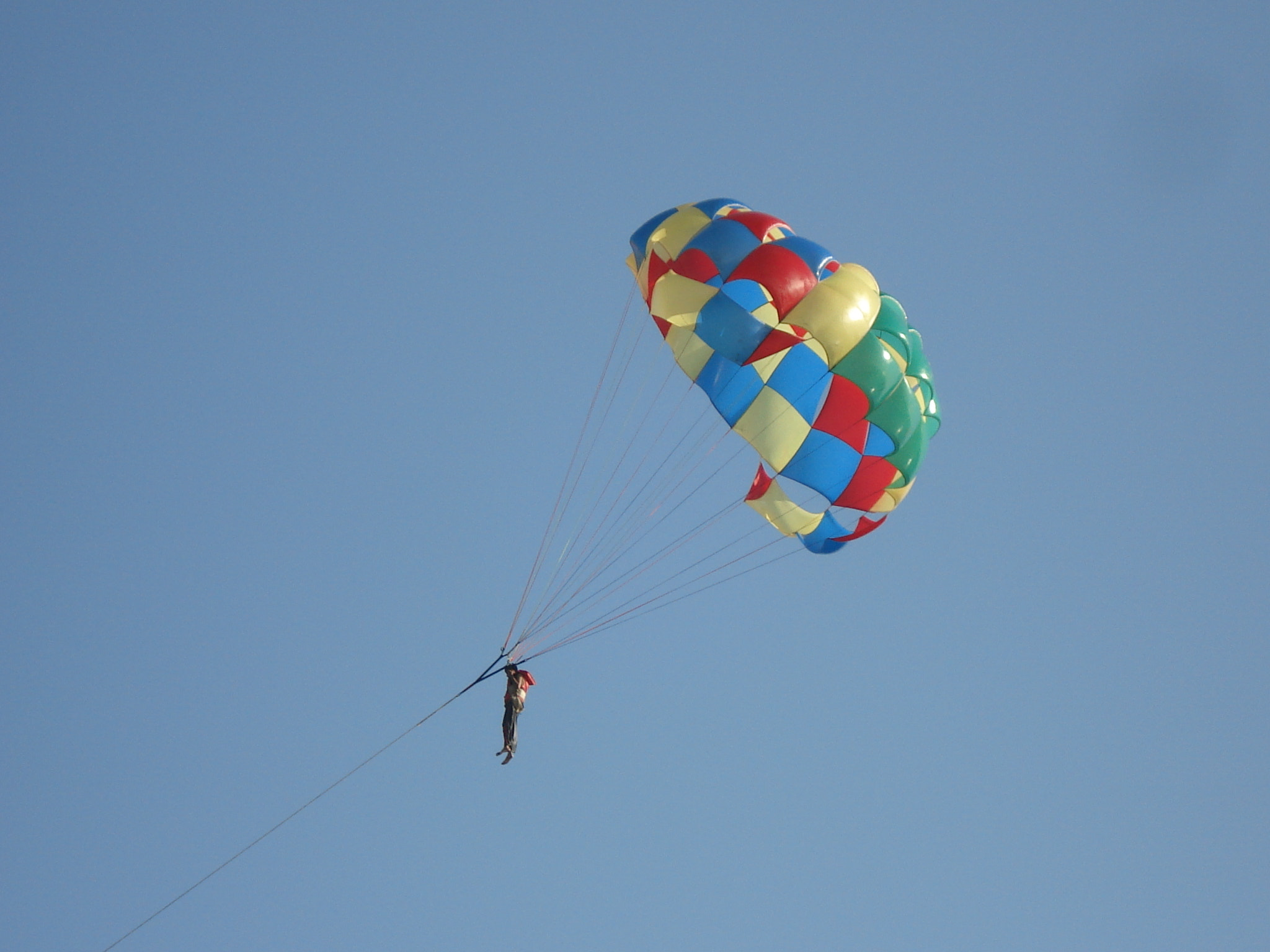 Sony DSC-W30 sample photo. Paragliding at diu.. photography